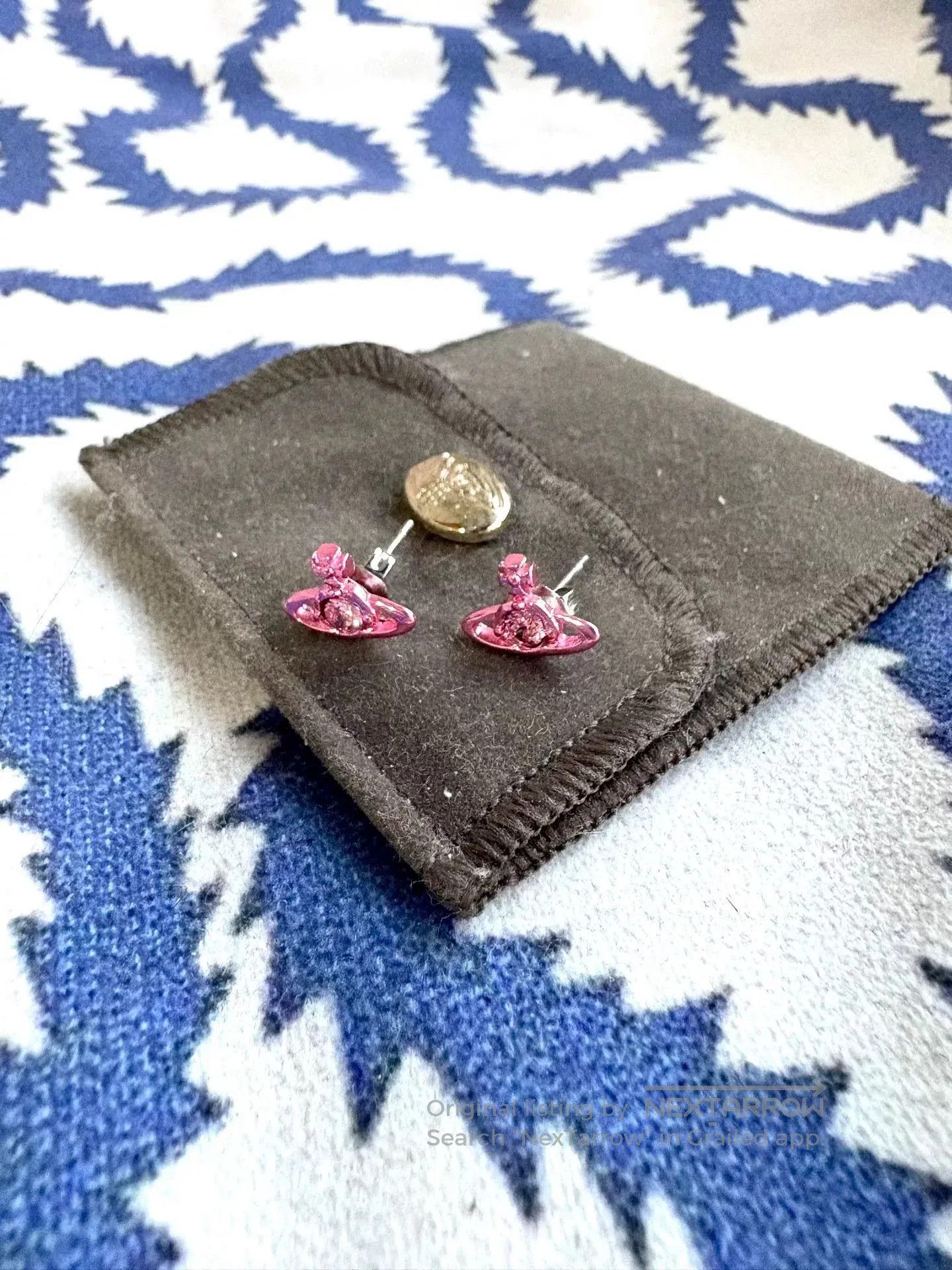Vivienne Westwood vivienne westwood pink nano saturn earrings. Size ONE SIZE - 1 Thumbnail