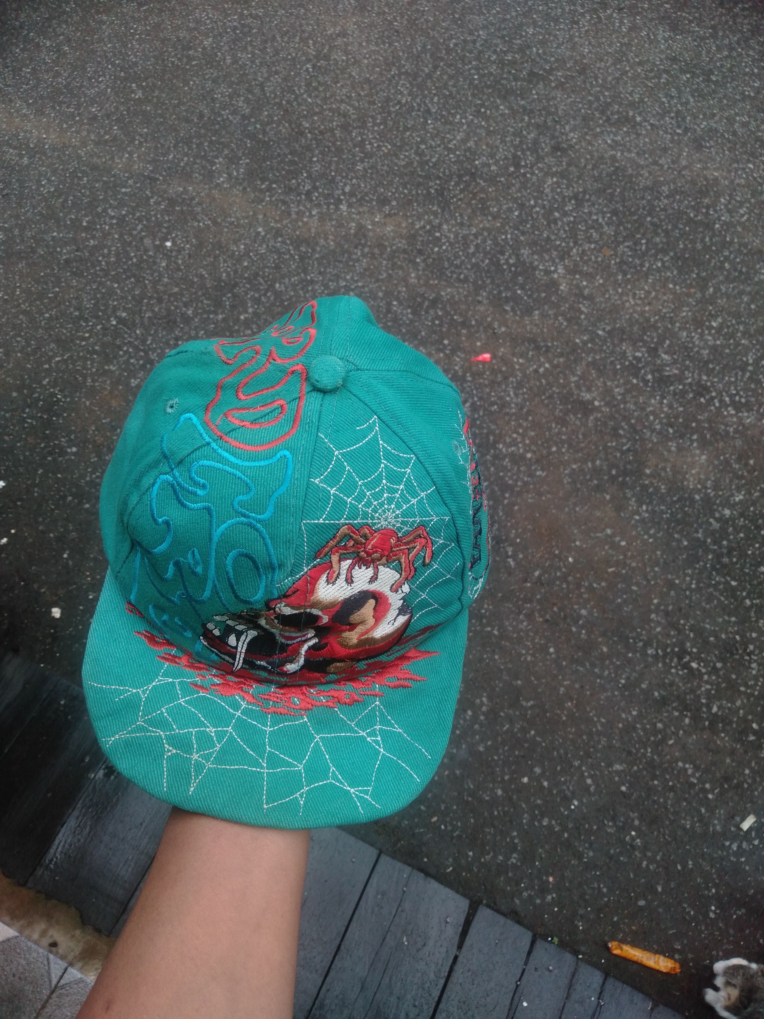Band Tees × Vintage vintage RARE Pantera hat skull hardcore Size ONE SIZE - 7 Thumbnail