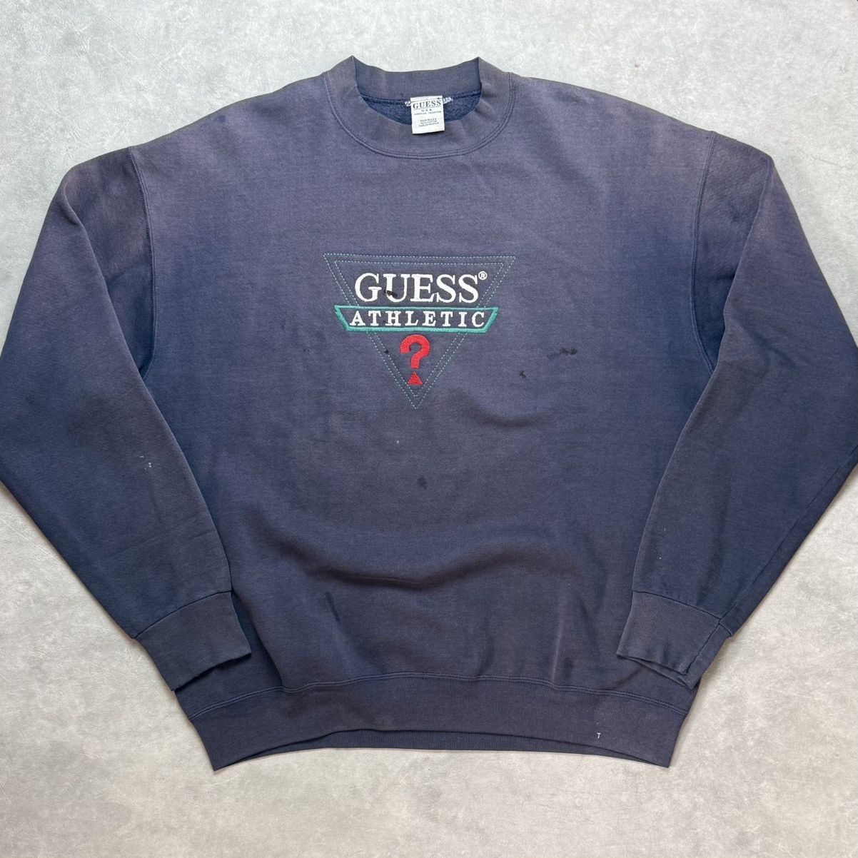 Guess Vintage 90s Guess Athletic Crewneck Size US L / EU 52-54 / 3 - 1 Thumbnail