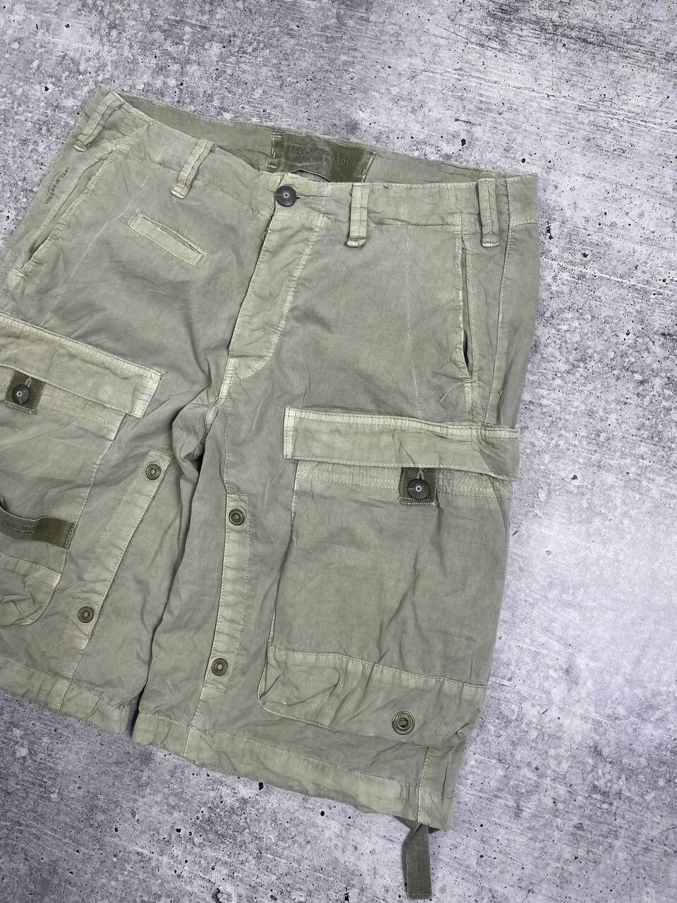 G-Star Vintage G Star Raw Cargo Military Style Shorts Y2K Size US 32 / EU 48 - 6 Thumbnail