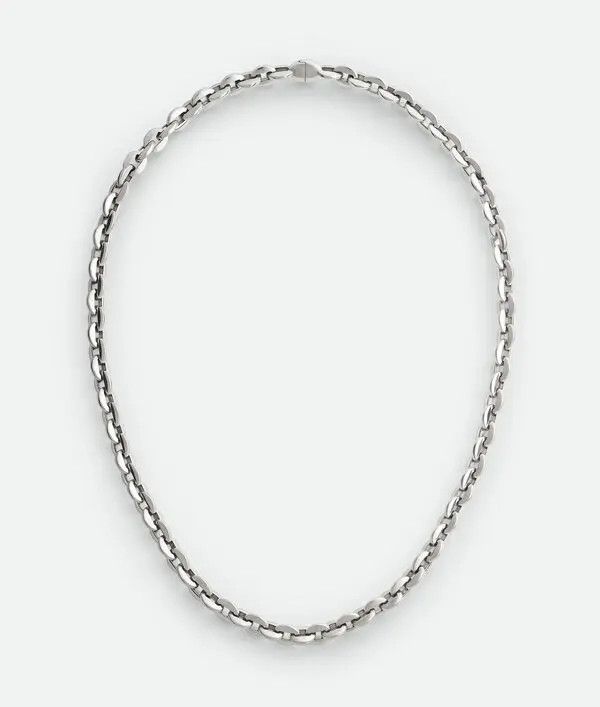 Bottega Veneta o1bcso1str0925 Size: OS / Shape Chain Necklace in Silver Size ONE SIZE - 1 Thumbnail