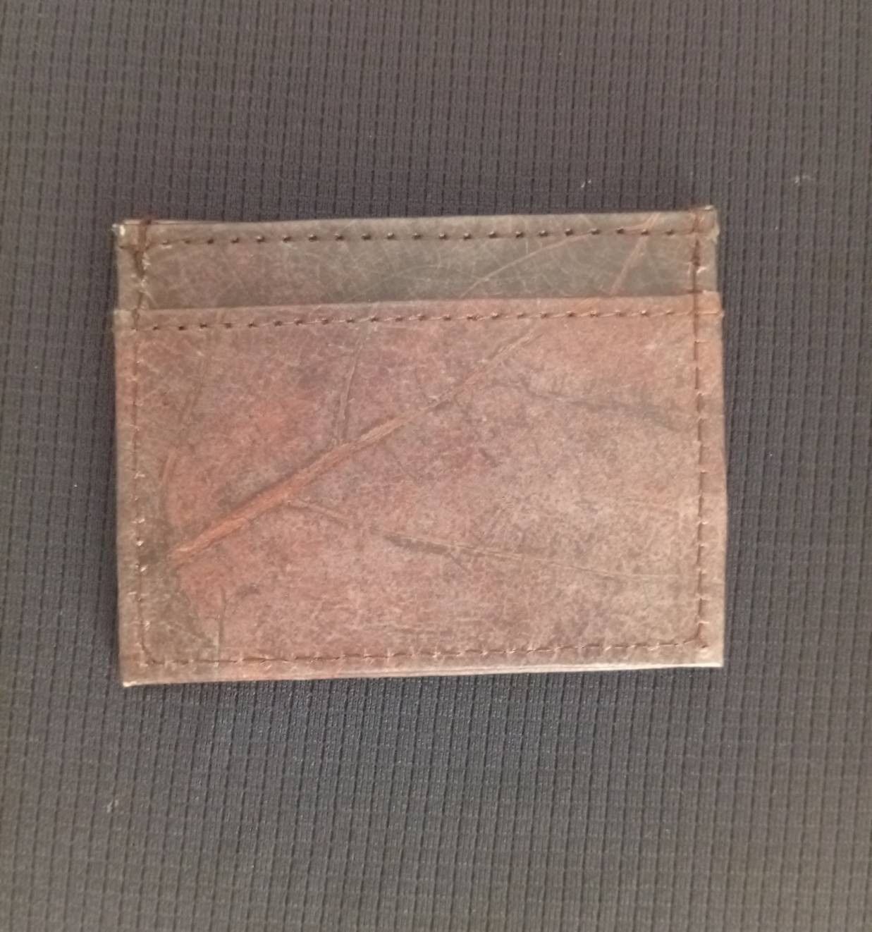 Other ECO SMART SLIM WALLET BROWN VEGAN LEAF LEATHER CARD HOLDER Size ONE SIZE - 6 Thumbnail