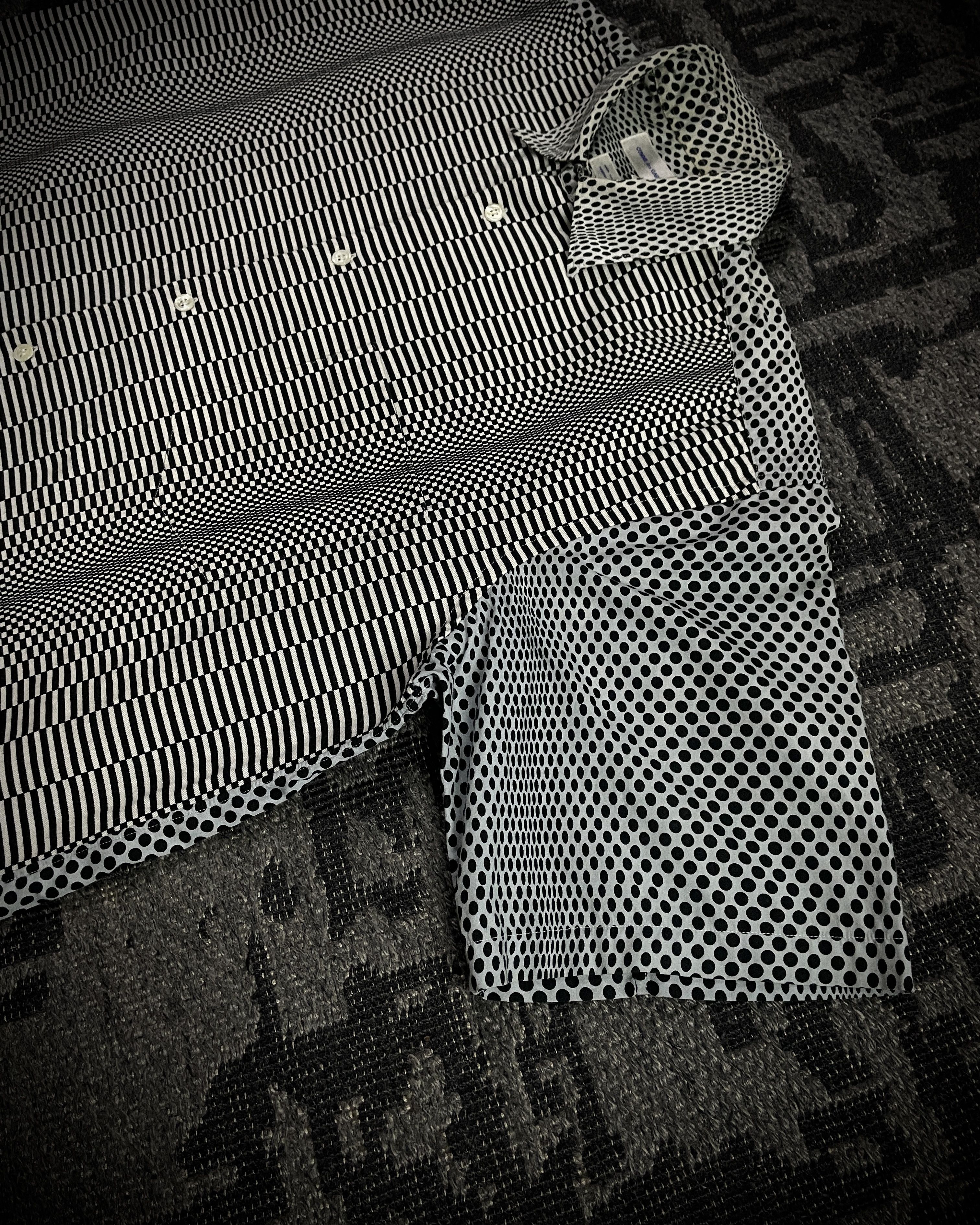 Comme des Garcons COMME des GARÇONS SHIRT (Early 2000s) Mixed Pattern Size US XL / EU 56 / 4 - 3 Thumbnail