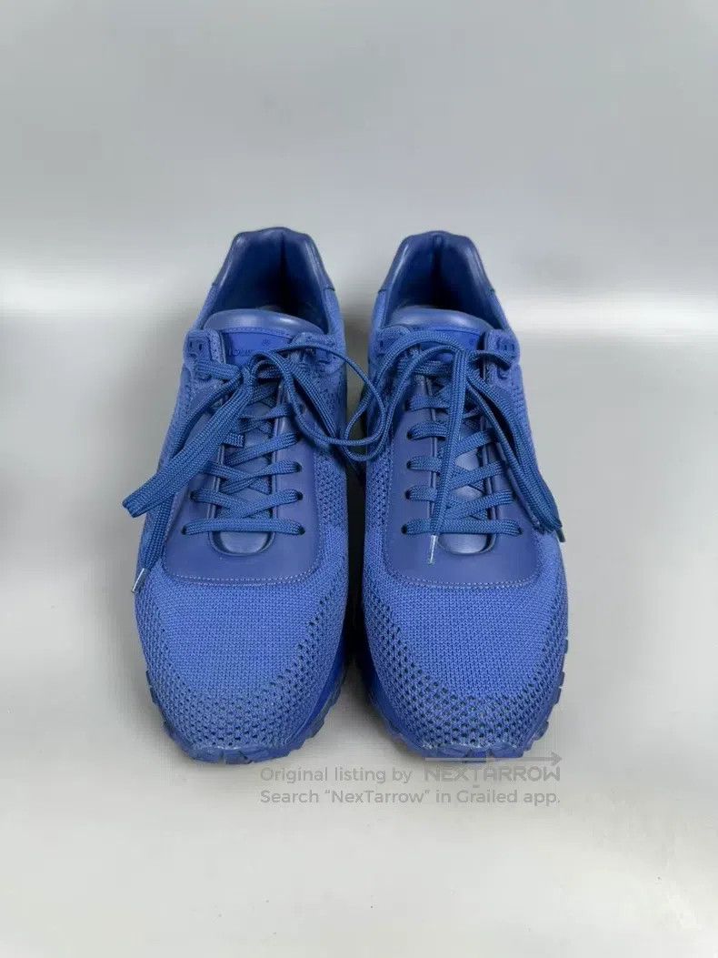 Louis Vuitton Louis Vuitton Blue woven checkerboard sneakers Size US 7 / EU 40 - 2 Thumbnail