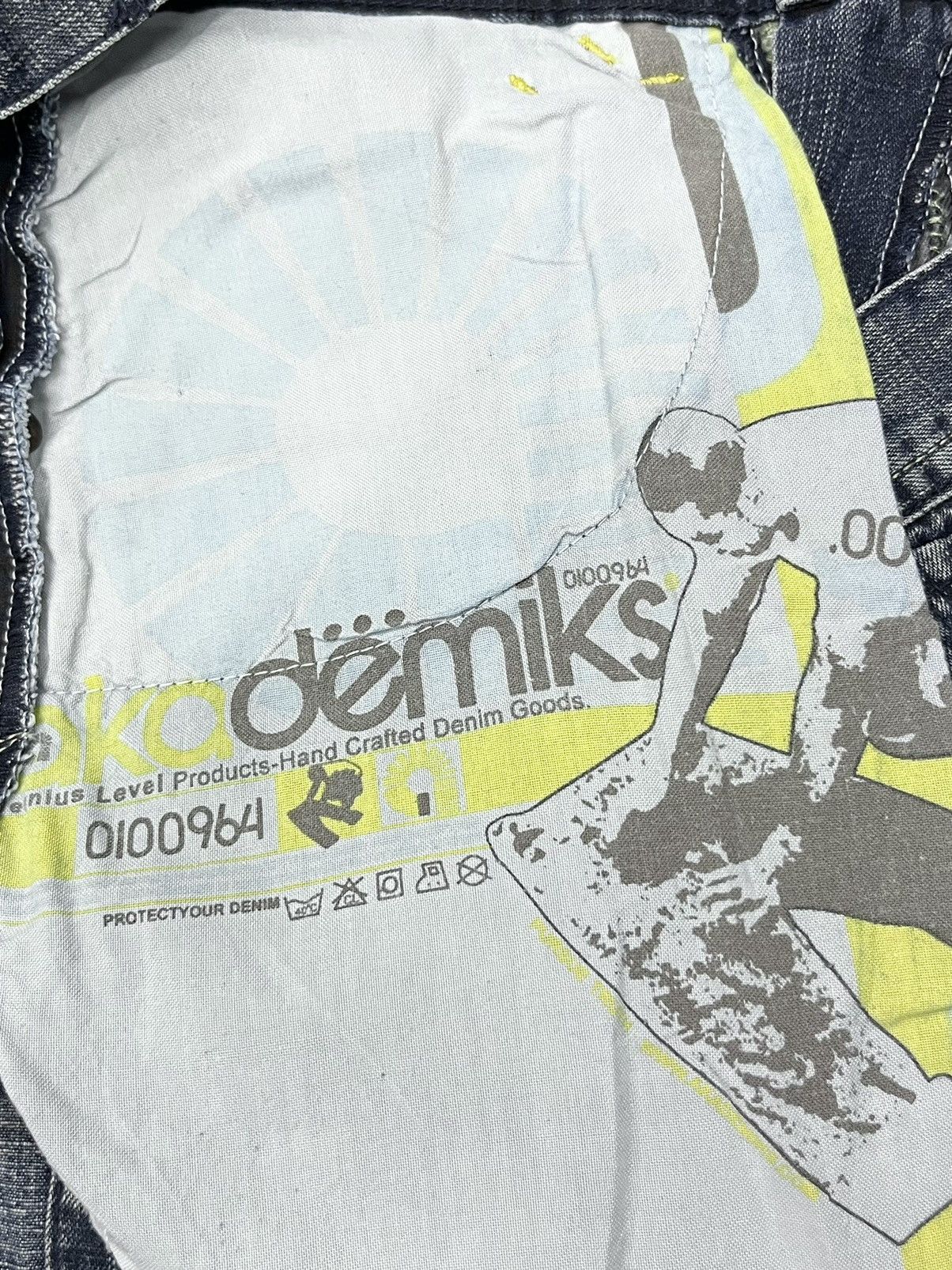 Akademiks AKADEMIKS Hybrid Vertical Spliced Atmosphere Acid WashJeans Size US 30 / EU 46 - 13 Thumbnail