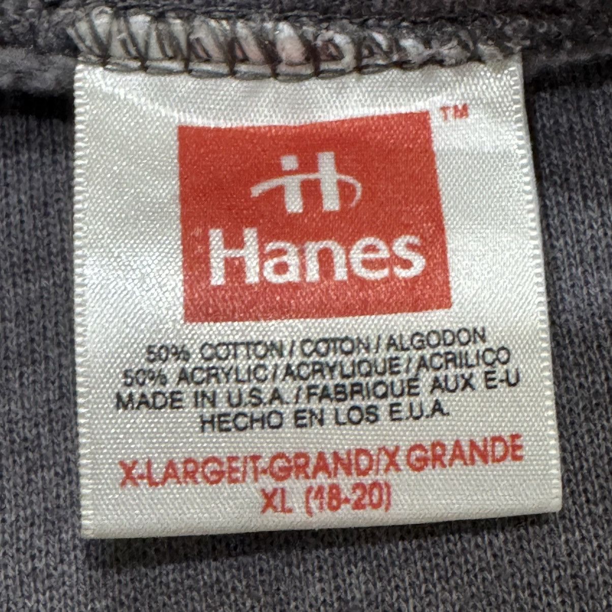 Vintage Vintage 80s Hanes Culver College Sweatshirt | Charcoal Grey Size US XL / EU 56 / 4 - 6 Thumbnail
