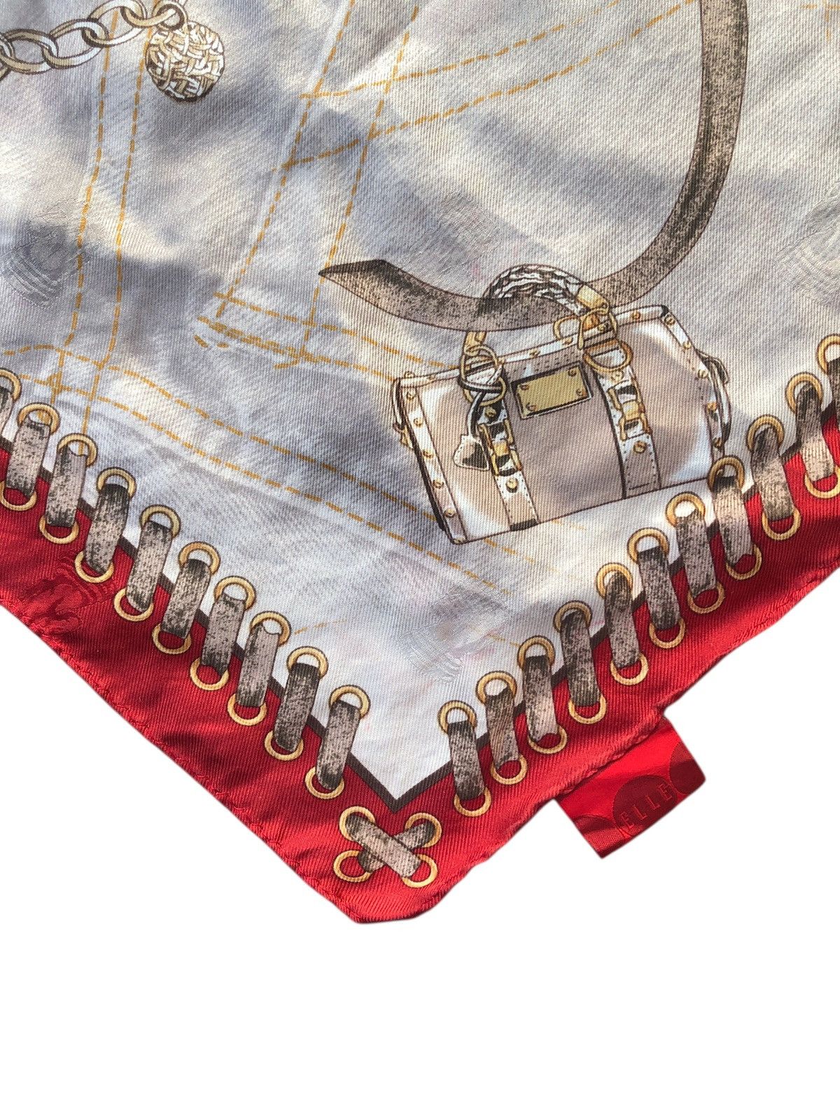 Designer ELLE Silk Square Scarf Size ONE SIZE - 3 Thumbnail