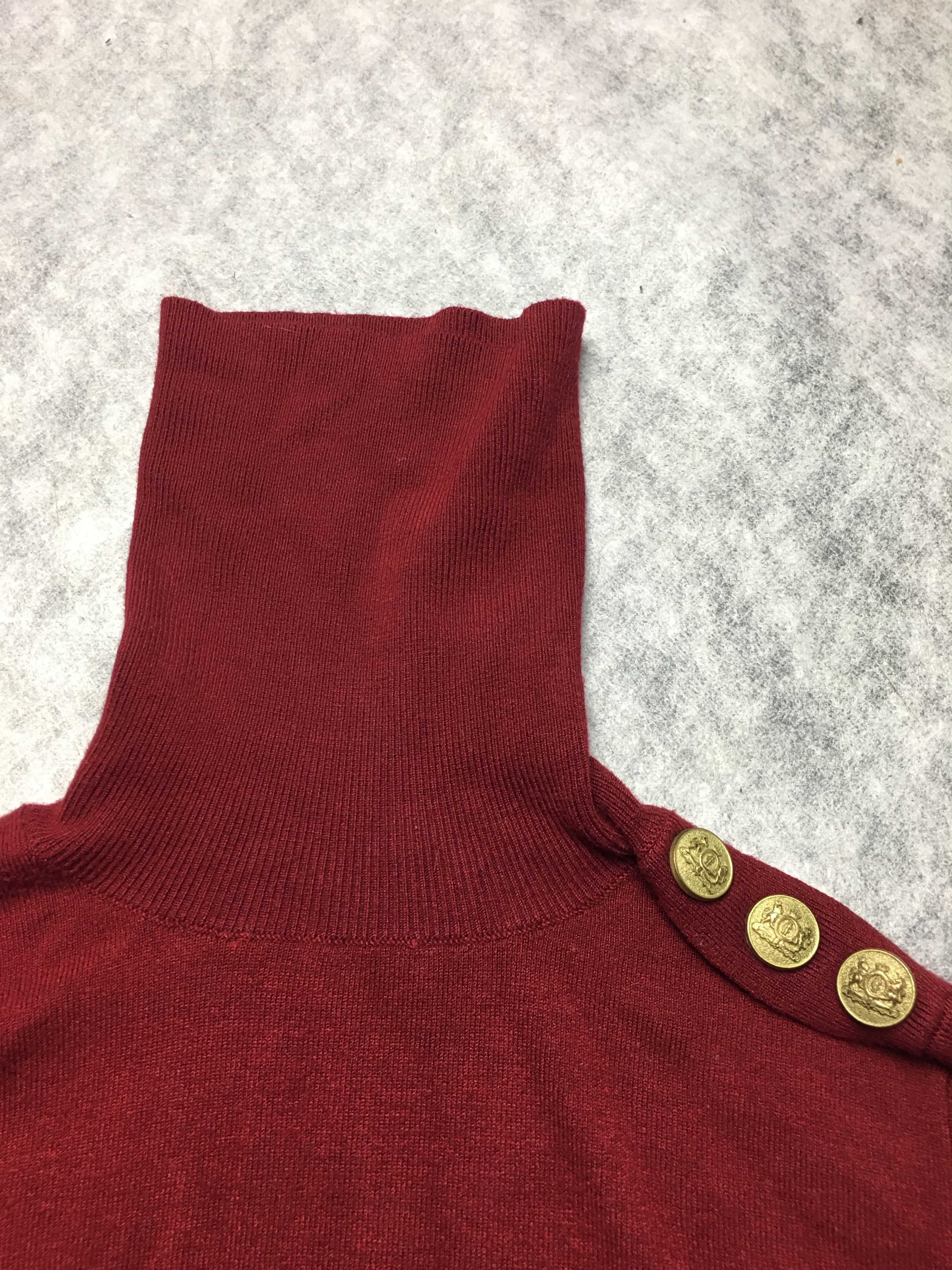 Other Holland Cooper Buttoned Knit Turtleneck Jumper Sweater Sz XS Size XS / US 0-2 / IT 36-38 - 8 Thumbnail