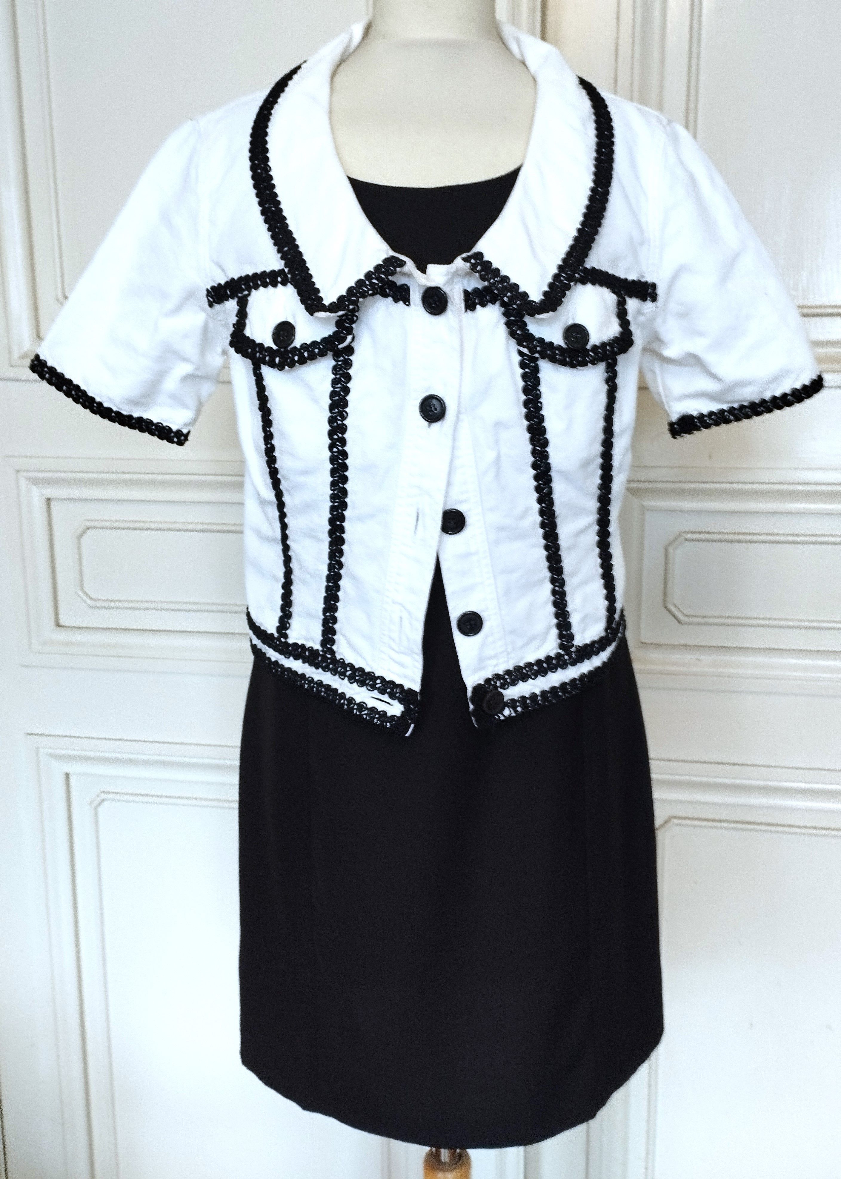 Moschino Moschino Veste Bon Jeans Bon Genre Cotn Lin TM/L Size L / US 10 / IT 46 - 9 Thumbnail