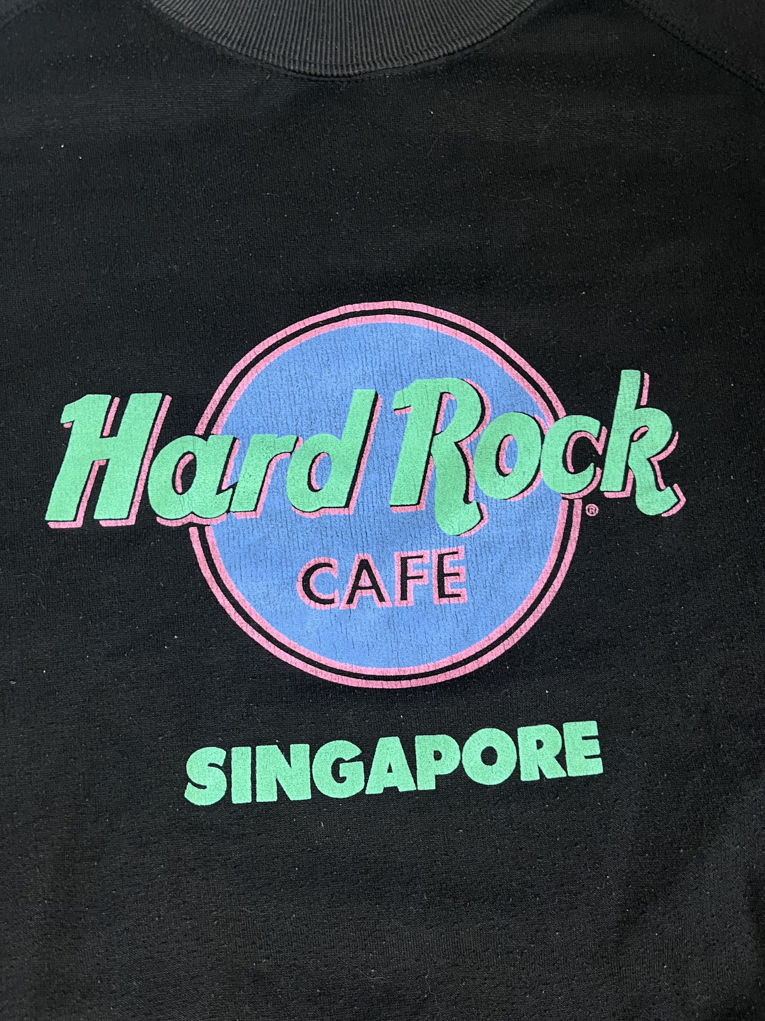 Hard Rock Cafe × Vintage Vintage 90s Hard Rock Cafe Singapore Crew Sweatshirt Size US L / EU 52-54 / 3 - 2 Thumbnail