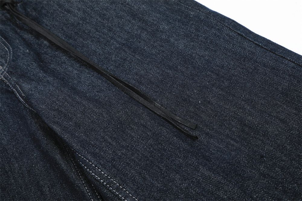Jean American high street casual straight loose wide-leg jeans Size US 32 / EU 48 - 5 Thumbnail