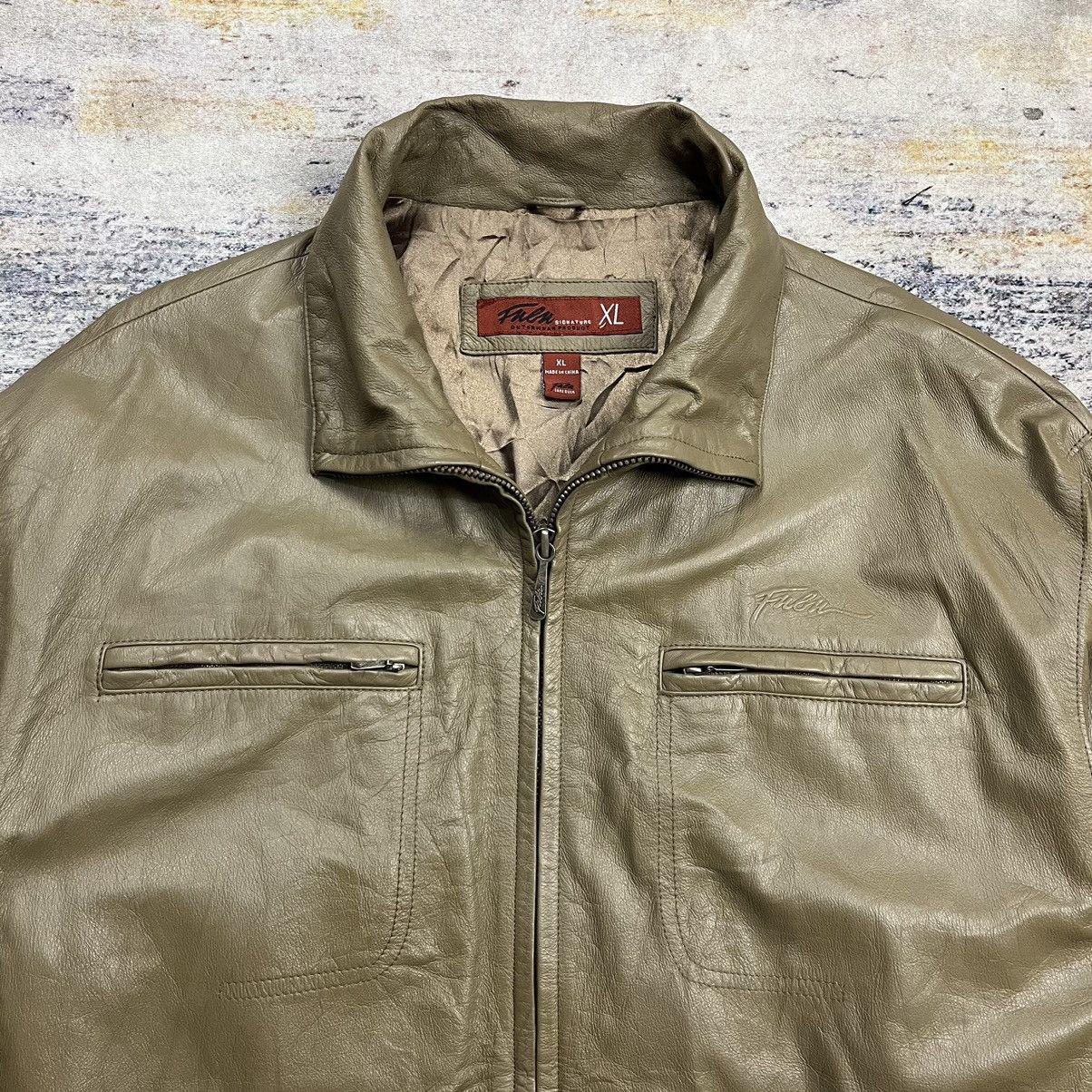 Fubu Vintage y2k fubu genuine leather jacket Size US XL / EU 56 / 4 - 2 Thumbnail