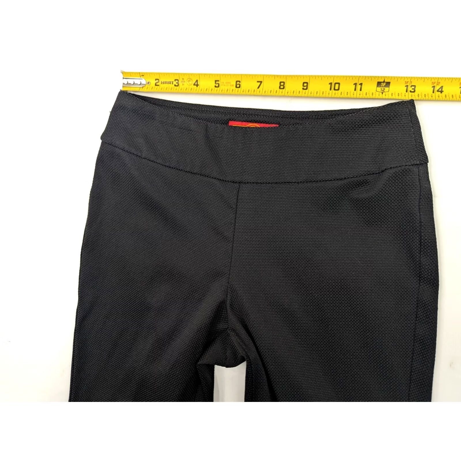 Vintage Krazy Larry Pull-On Legging Pants Women 0 Black Stretch Geometric Pattern City USA Pant Skinny Casual Wear Womens 0 26x27.5 - Made in USA Size 25" / US 0 / IT 36 - 5 Thumbnail