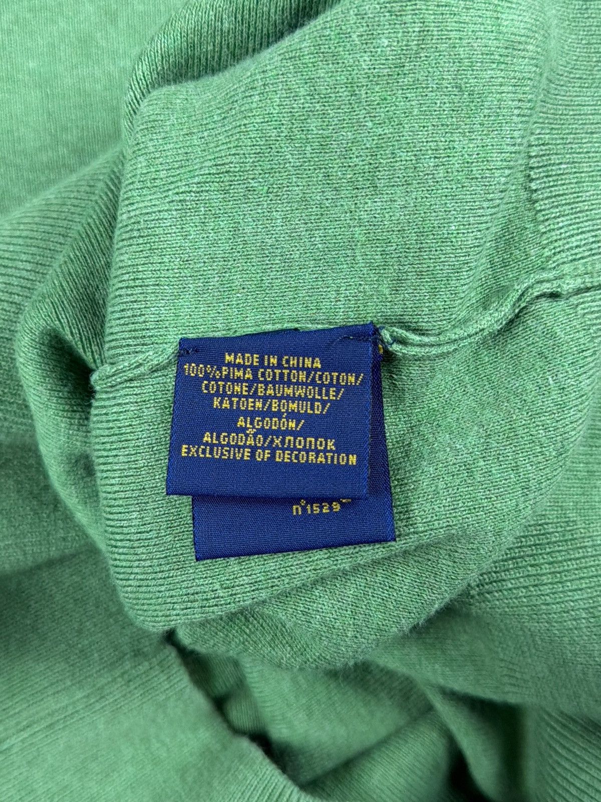 Polo Ralph Lauren Vintage Polo Ralph Lauren V-Neck Sweater Pony Logo Size US XS / EU 42 / 0 - 4 Thumbnail