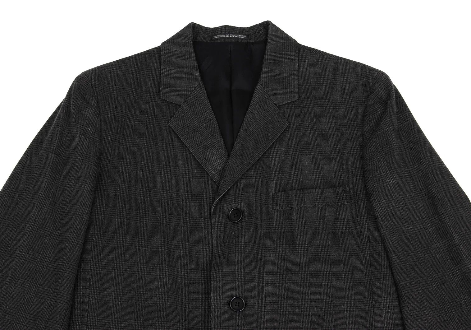 Yohji Yamamoto Yohji Yamamoto Cotton Glen Check Blazer Size US S / EU 44-46 / 1 - 2 Thumbnail