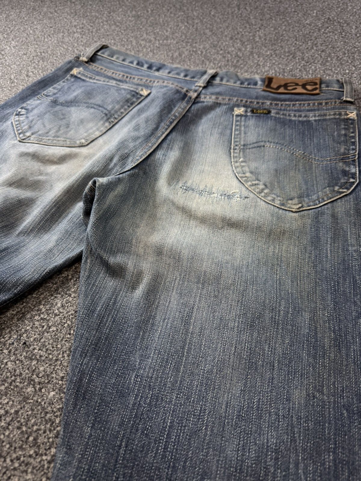 Lee × Number (N)ine Vintage 90s Flared Japanese Lee Fade Aging Washed Distressed Size US 31 - 8 Thumbnail