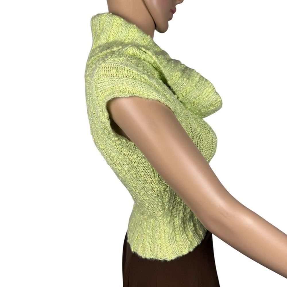 Other New Silence + Noise Starlet Off-The-Shoulder Knit Neon Gree Size S / US 4 / IT 40 - 5 Thumbnail