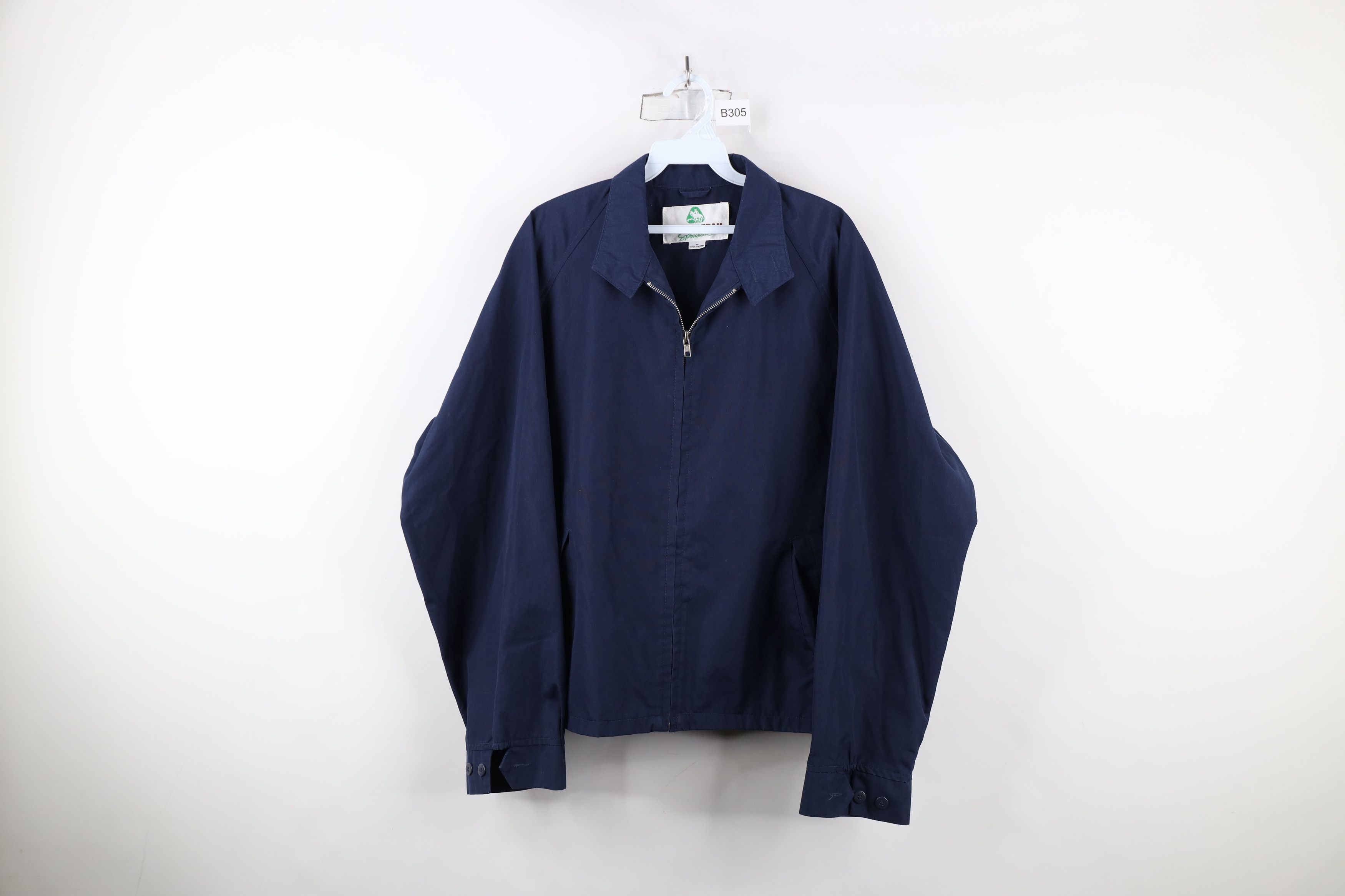 Vintage Vintage 70s 80s Streetwear Full Zip Cafe Racer Bomber Jacket Size US L / EU 52-54 / 3 - 1 Thumbnail