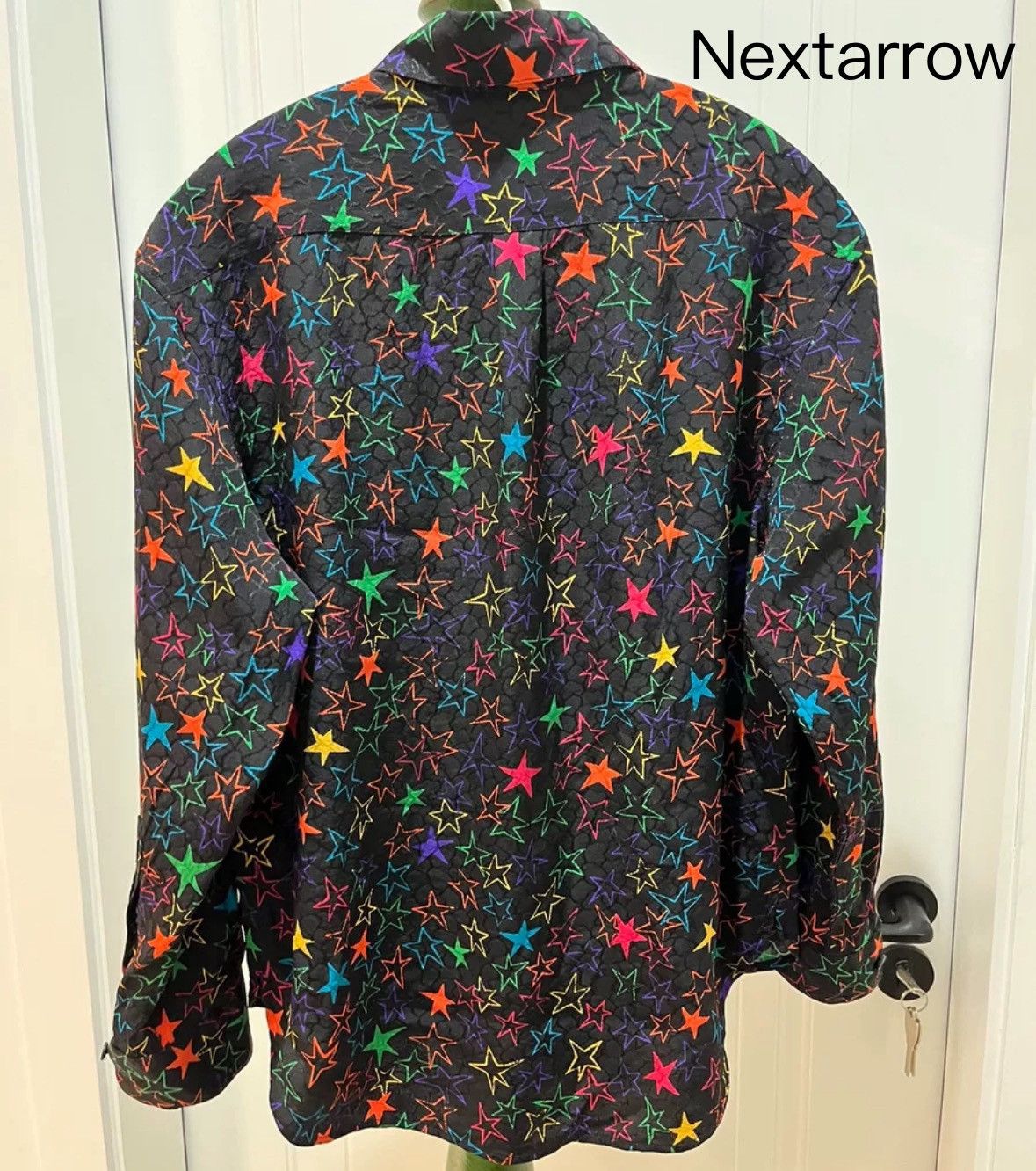 Saint Laurent Paris × Yves Saint Laurent Saint Laurent 100% Colorful Star Shirt2412-Nextarrow Size XS / US 0-2 / IT 36-38 - 2 Thumbnail