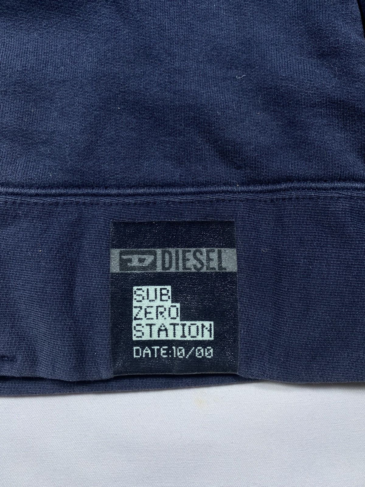 Diesel × If Six Was Nine × Le Grande Bleu (L.G.B.) Y2k Diesel Cropped Zip Hoodie Size US S / EU 44-46 / 1 - 6 Thumbnail