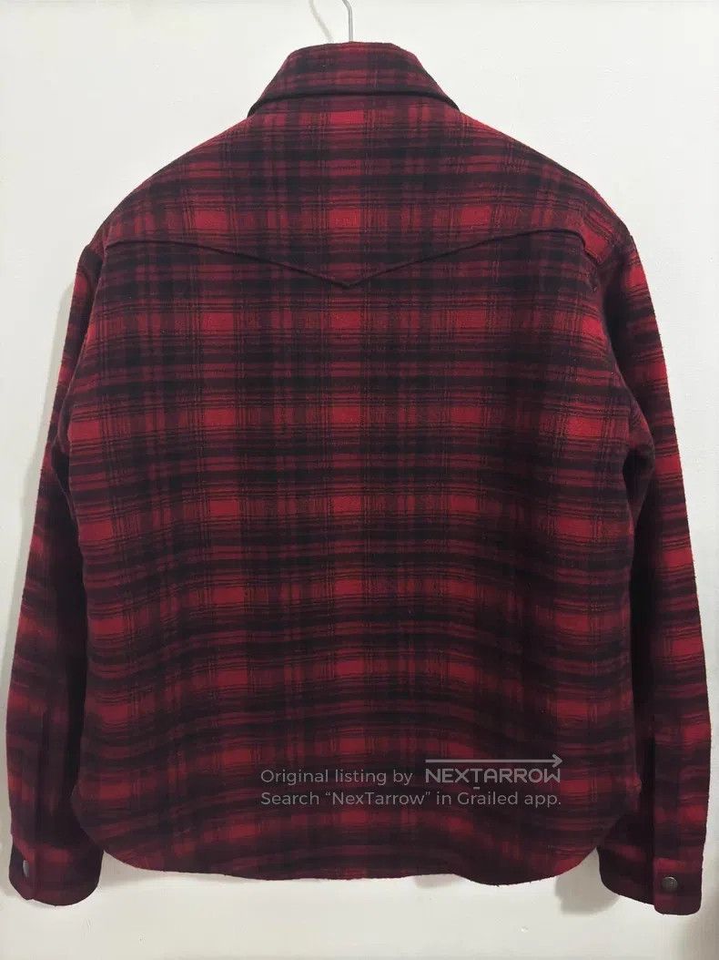 Saint Laurent Paris Saint Laurent Paris Black and Red Plaid Shirt with Fur Lin Size US S / EU 44-46 / 1 - 2 Thumbnail