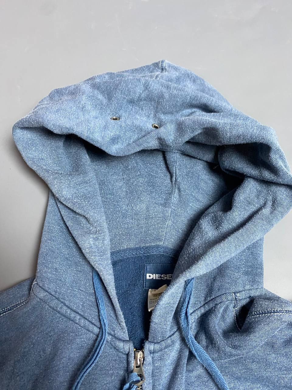 Diesel Diesel Royal Rock Zip Hoodie Sz M Blue Fabric Faded Graphic Size US M / EU 48-50 / 2 - 10 Thumbnail