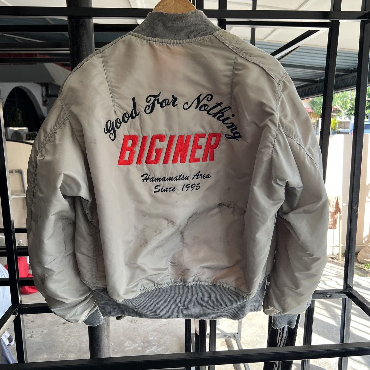 Alpha Industries 🔥 Vintage Alpha Industries Ma 1 Bomber Jacket Made In Usa Size US L / EU 52-54 / 3 - 5 Thumbnail