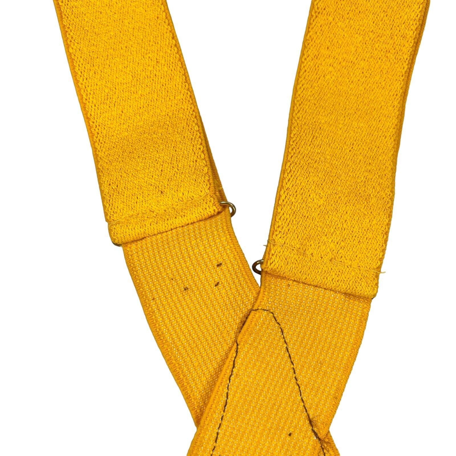 Other Vintage Leather Georgia Tech Yellow Jackets Suspenders Unive Size ONE SIZE - 7 Thumbnail