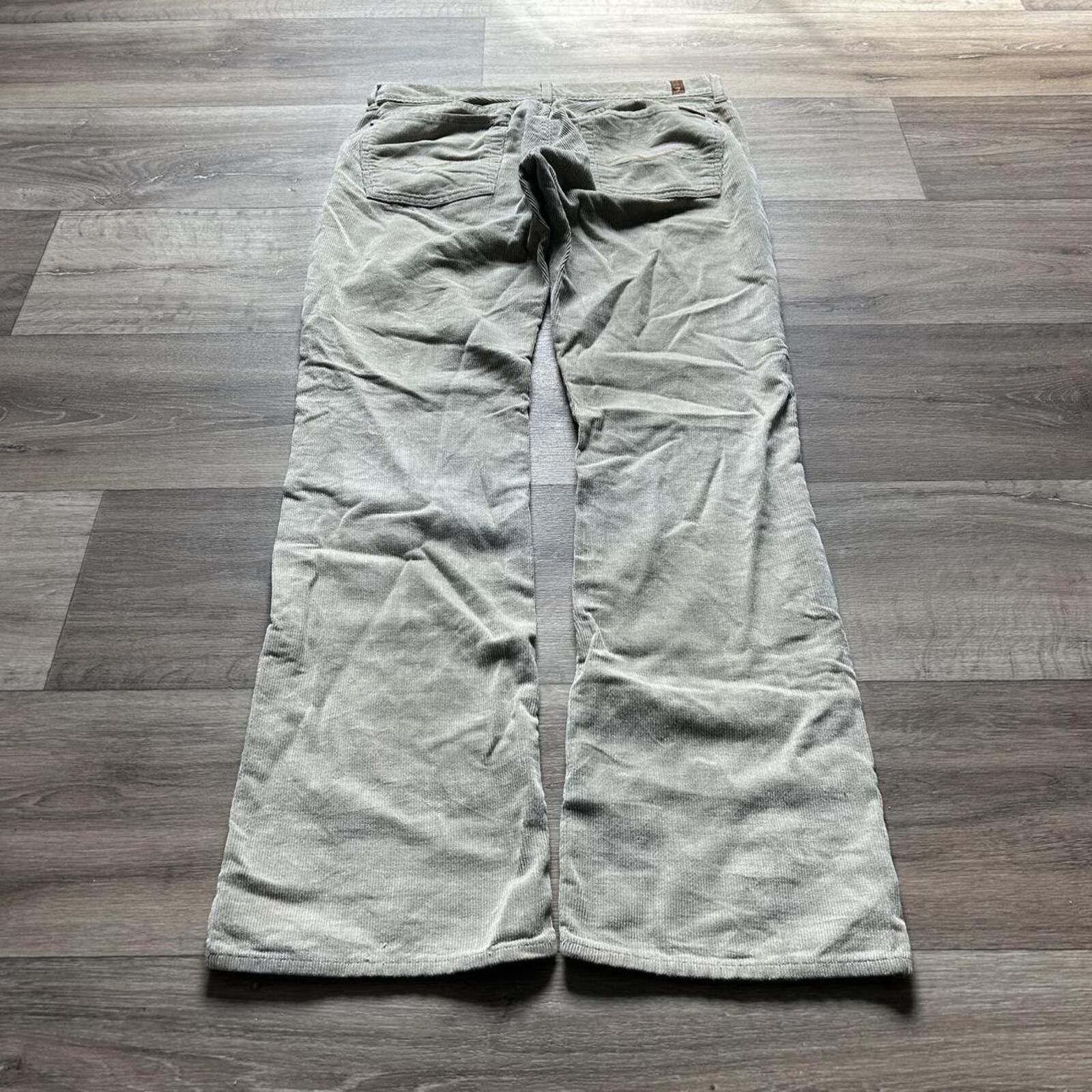 Other y2k Tan Khaki Women’s Low rise Flare Bootcut Jeans corduroy Size 30" / US 8 / IT 44 - 1 Thumbnail