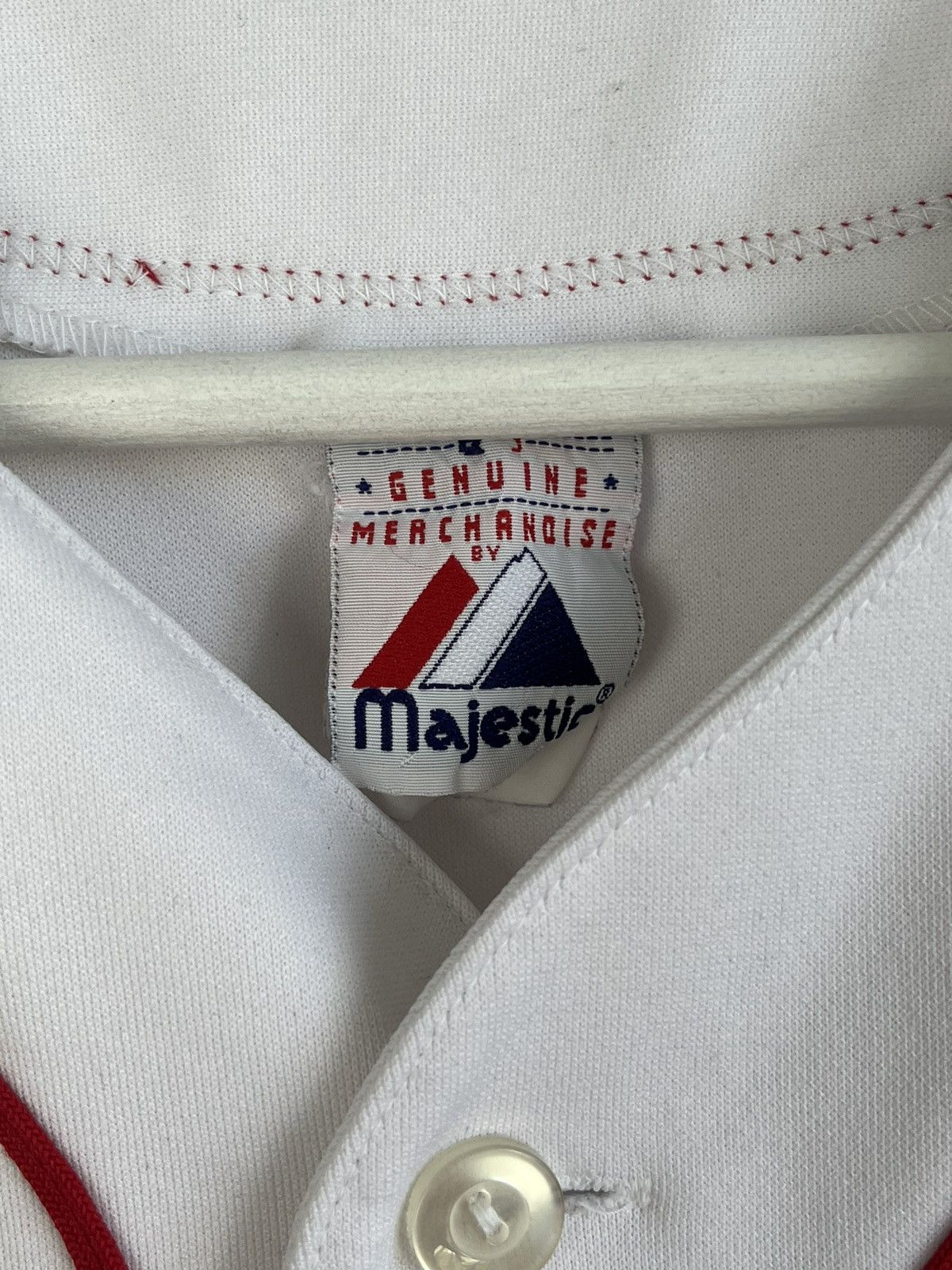 Majestic Vintage Majestic Boston Red Sox MLB White Jersey Size US L / EU 52-54 / 3 - 4 Thumbnail