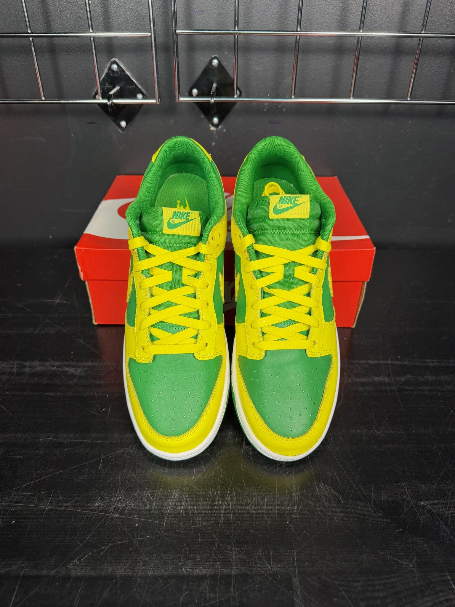 Nike Nike Dunk Low "Reverse Brazil" - Size 11.5 Size US 11.5 / EU 44-45 - 4 Thumbnail