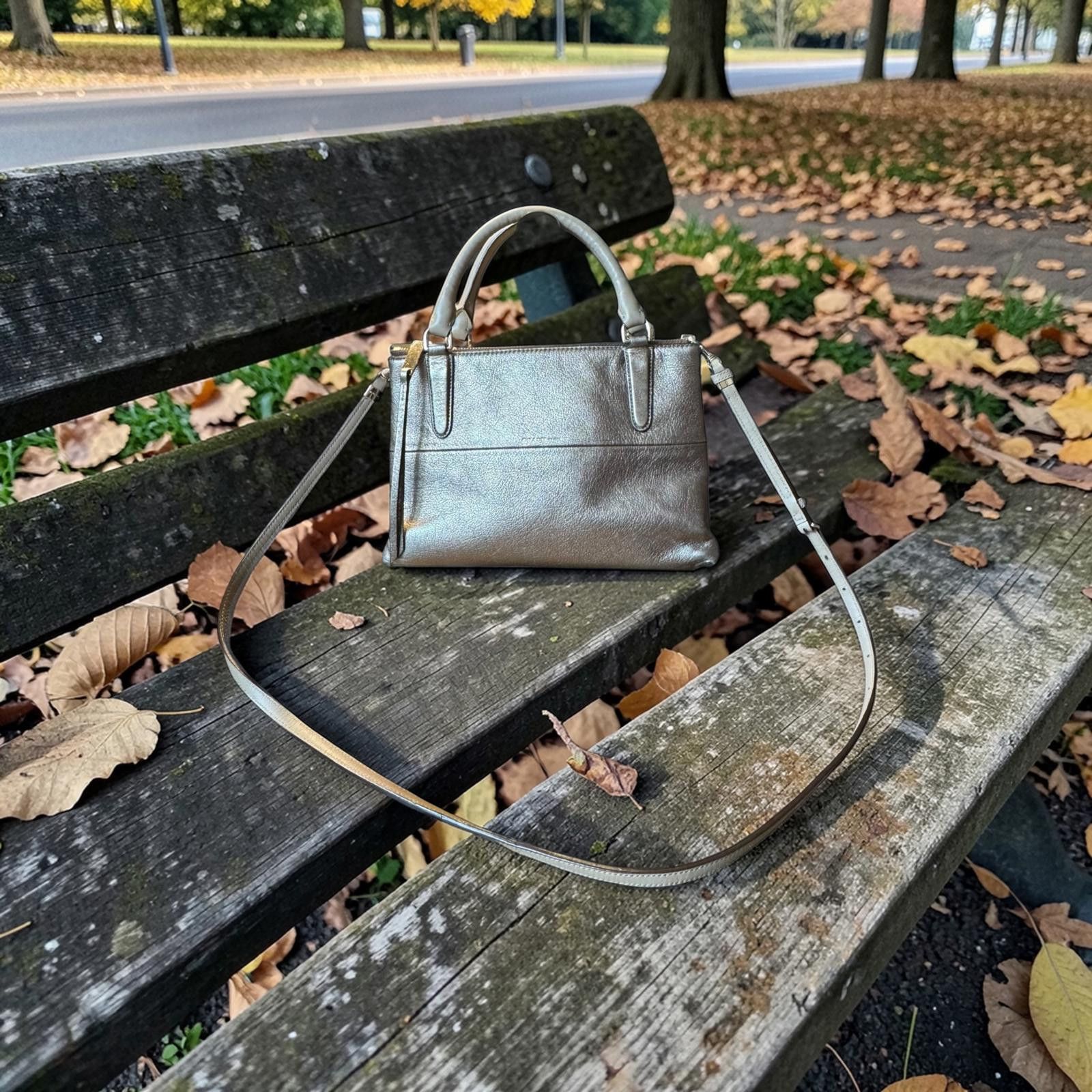 Coach Coach Metallic Leather Crossbody Bag 2014 Size ONE SIZE - 1 Thumbnail