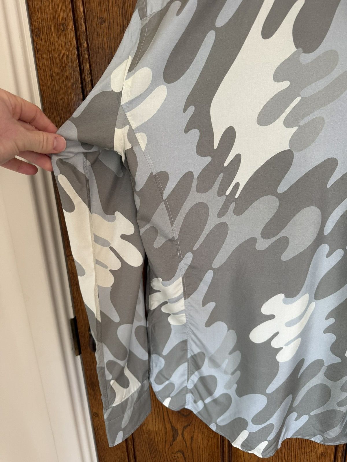 Tom Ford Tom Ford camo silk slim silk shirt camouflage 39 M Size US M / EU 48-50 / 2 - 16 Thumbnail