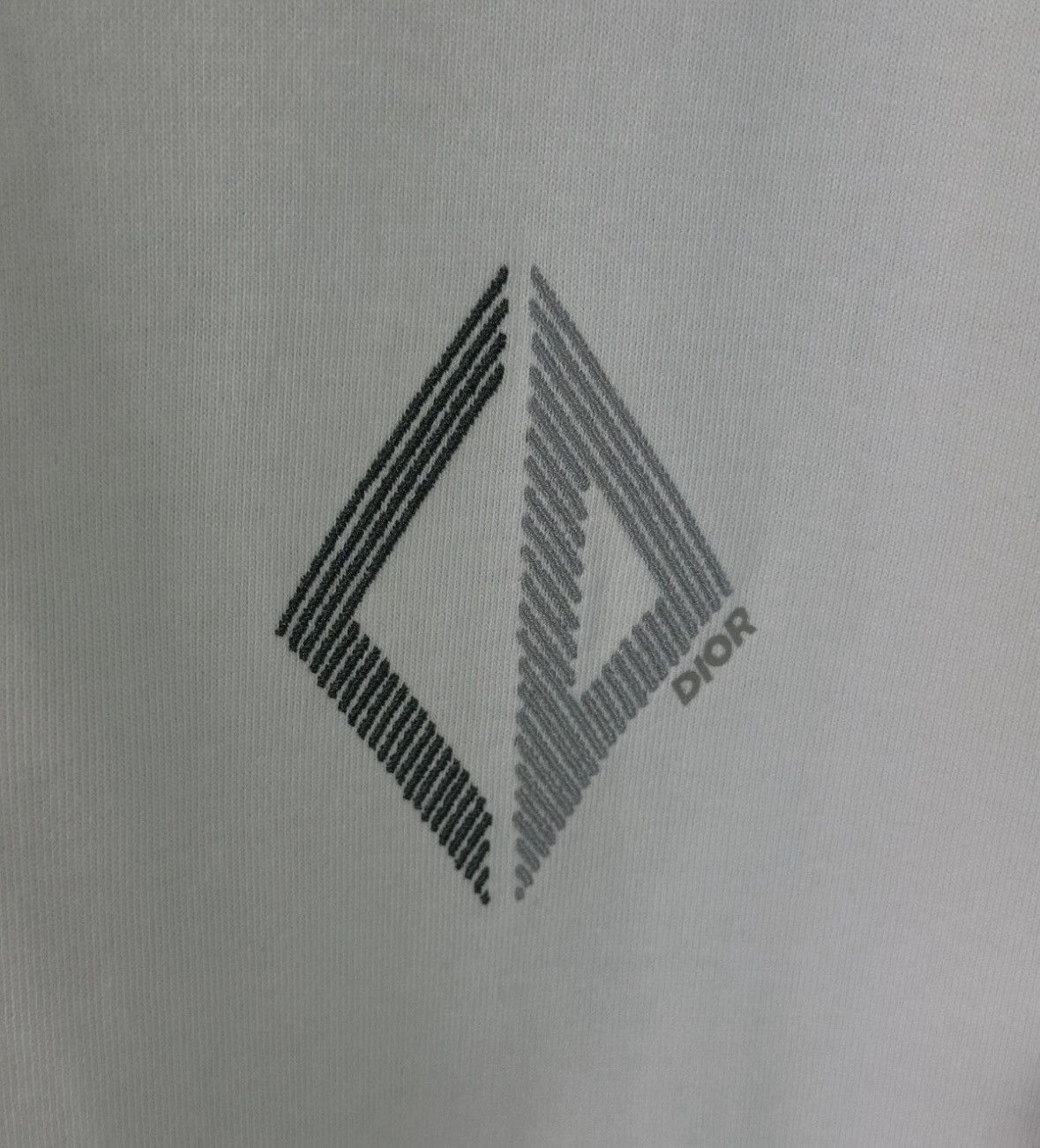 Dior Dior T-shirt CD Diamond Logo Tee Relaxed Fit White M Size Size US M / EU 48-50 / 2 - 3 Thumbnail