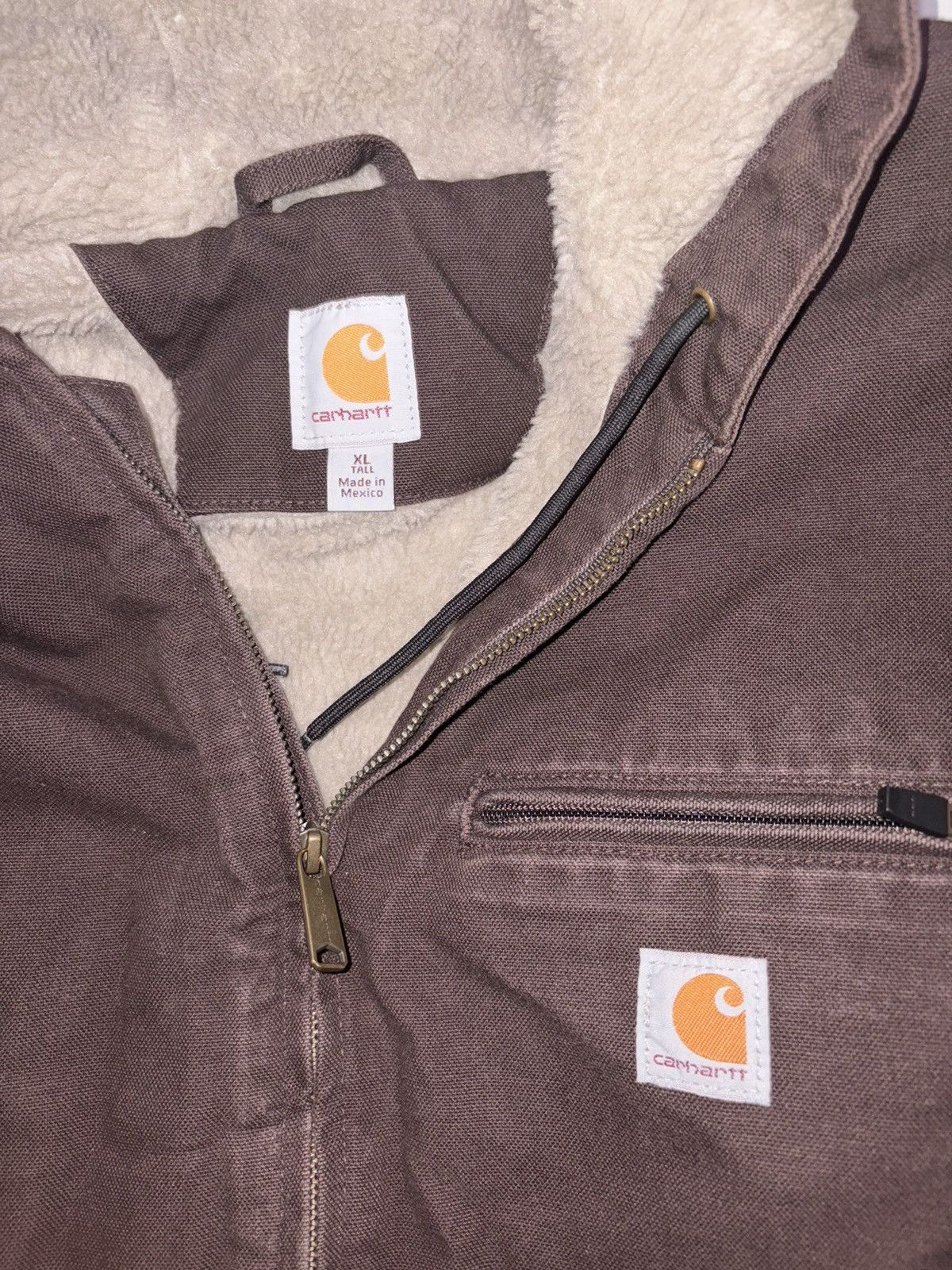 Carhartt Carhartt Brown Hooded Work Jacket Size US XL / EU 56 / 4 - 3 Thumbnail