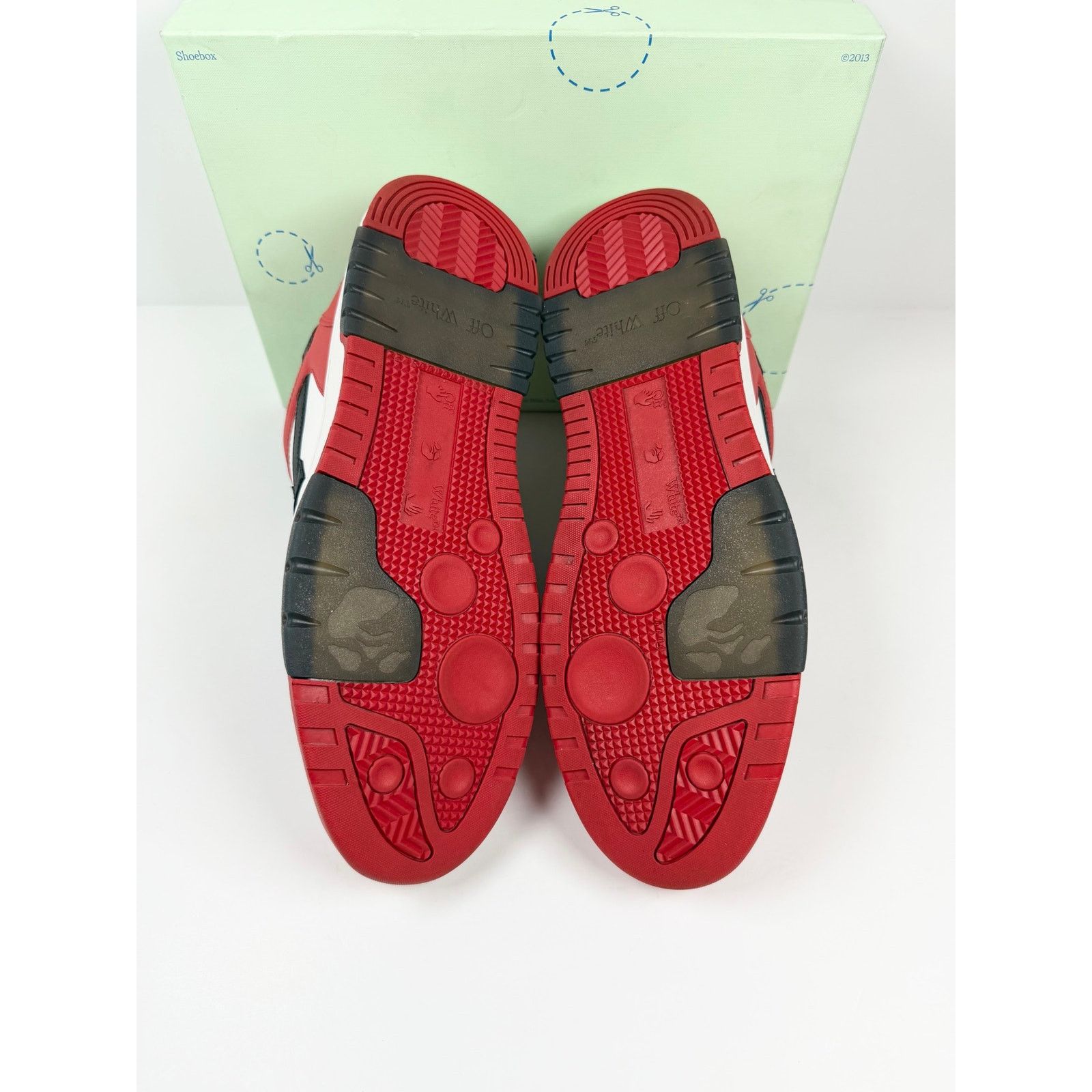 Off-White Size 49EU/16US - Off-White Out Of Office Red White Black Size US 15 / EU 48 - 7 Thumbnail