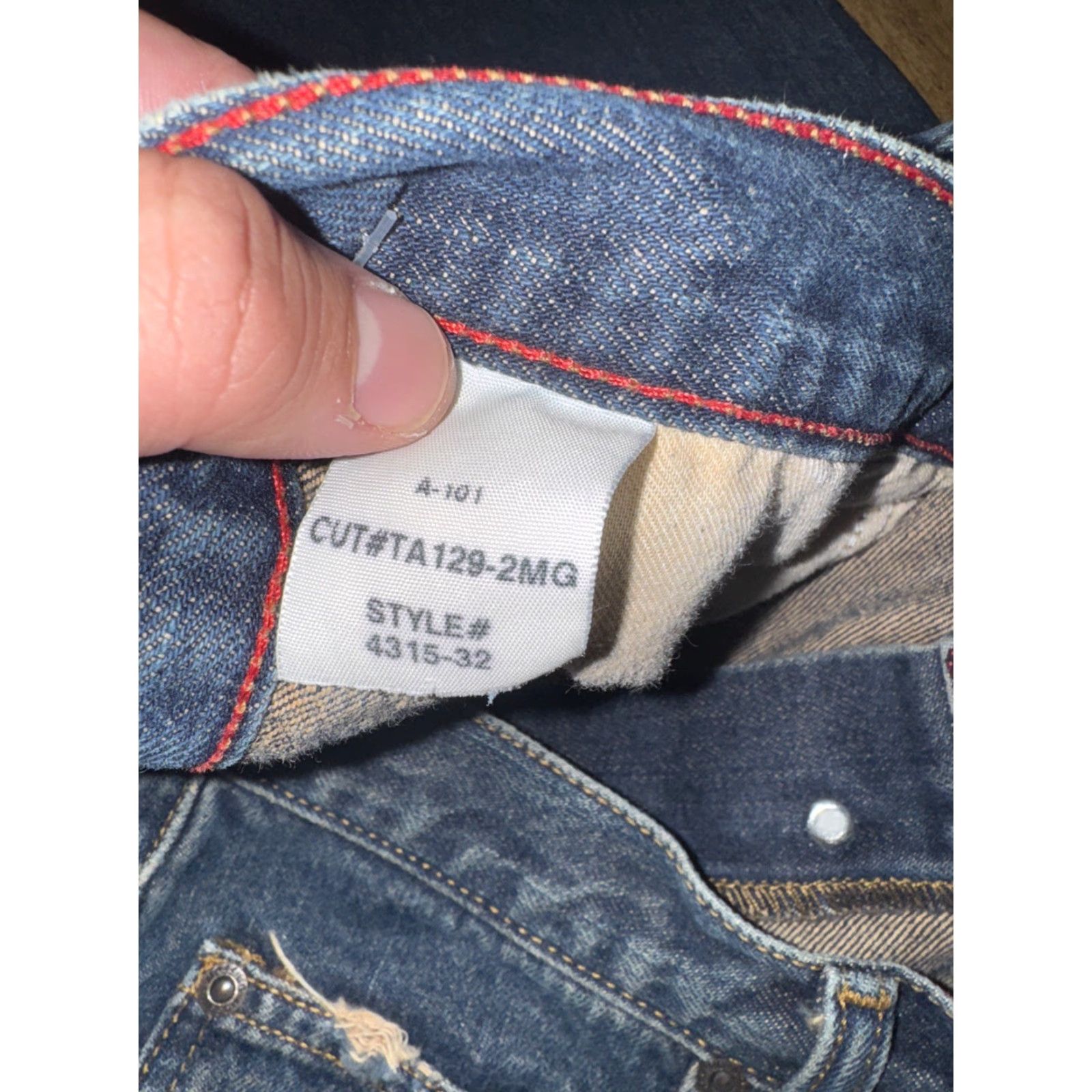 Mossimo VINTAGE Mossimo Jeans Button Fly Denim Blue 34x30 Men Straight 90s Retro Streetwear USA Baggy Classic Size US 34 / EU 50 - 8 Thumbnail