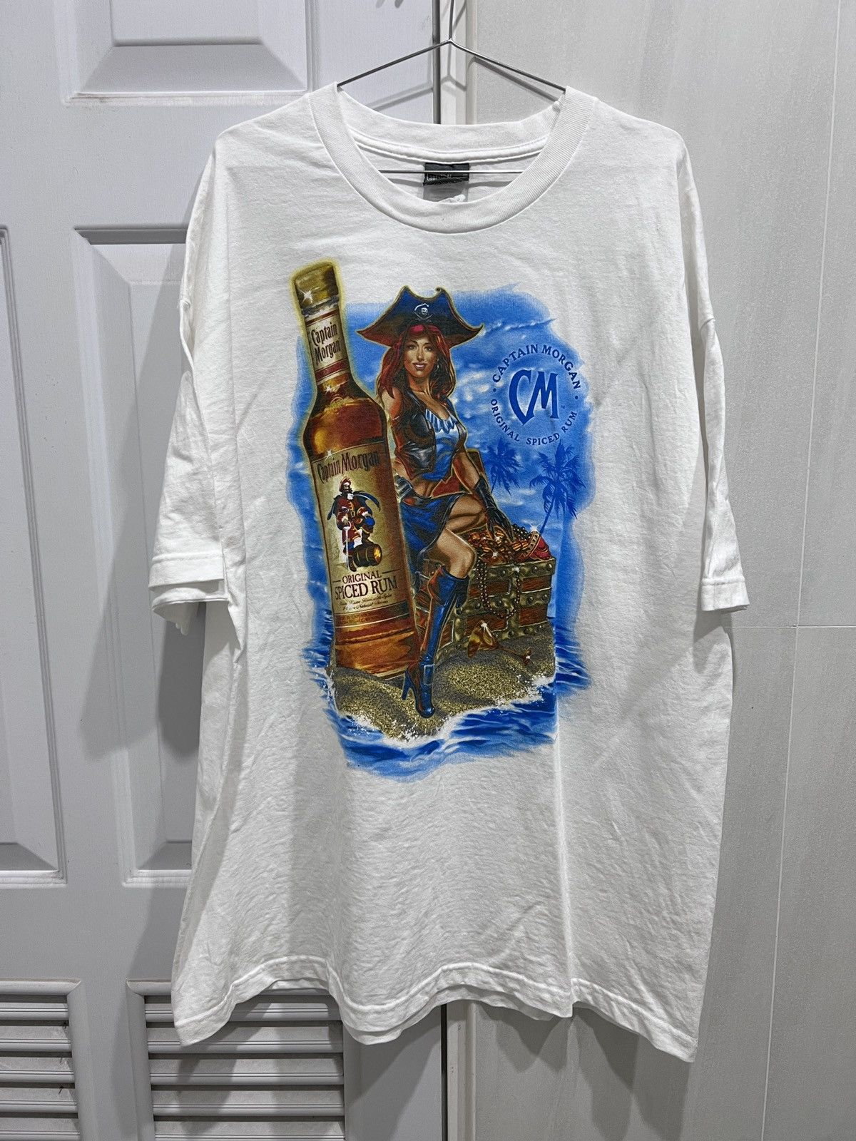 Japanese Brand × Vintage Vintage Y2K Captain Morgan Promo Tee 2XL Size US XXL / EU 58 / 5 - 2 Thumbnail