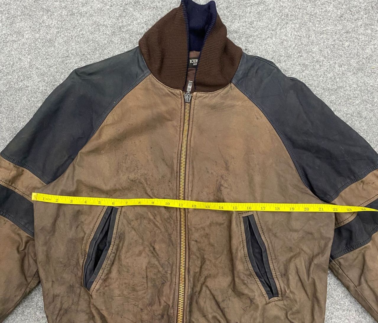 Iceberg Rare Vintage Iceberg Gilmar Leather Jacket Size US L / EU 52-54 / 3 - 5 Thumbnail