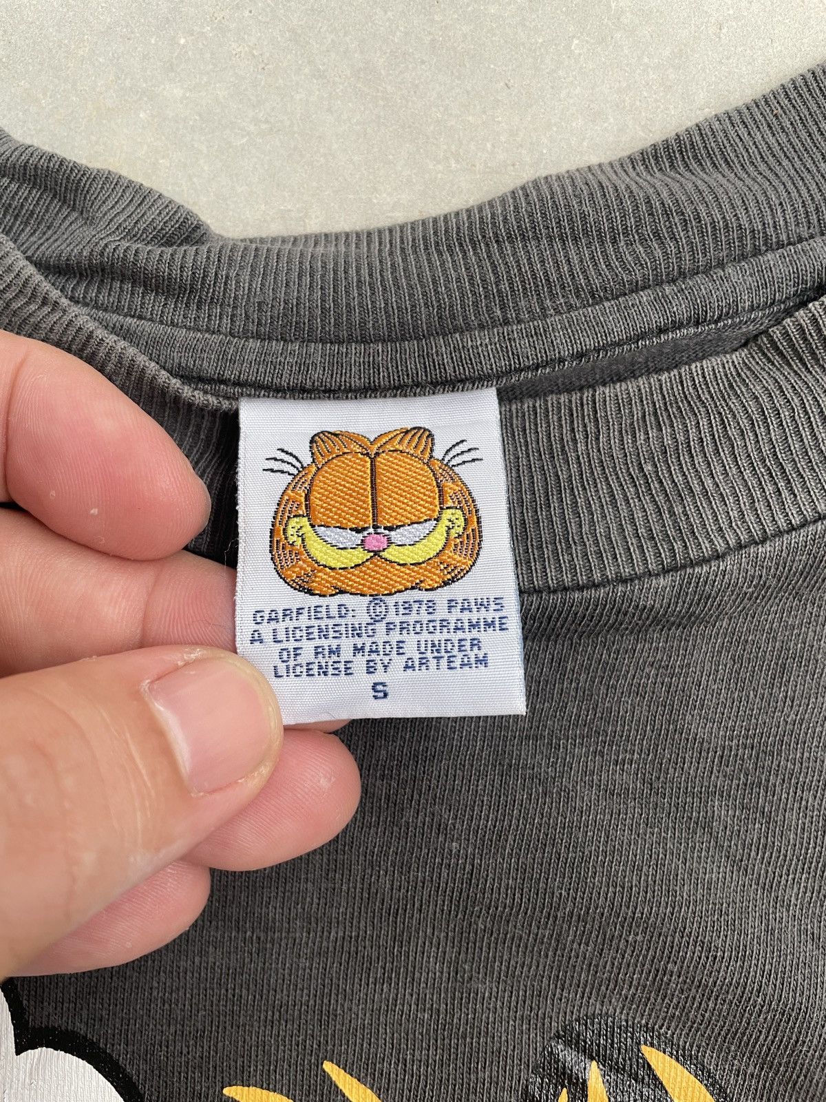 Vintage VINTAGE GARFIELD U.S.A SUNFADED TEE Size US S / EU 44-46 / 1 - 5 Thumbnail