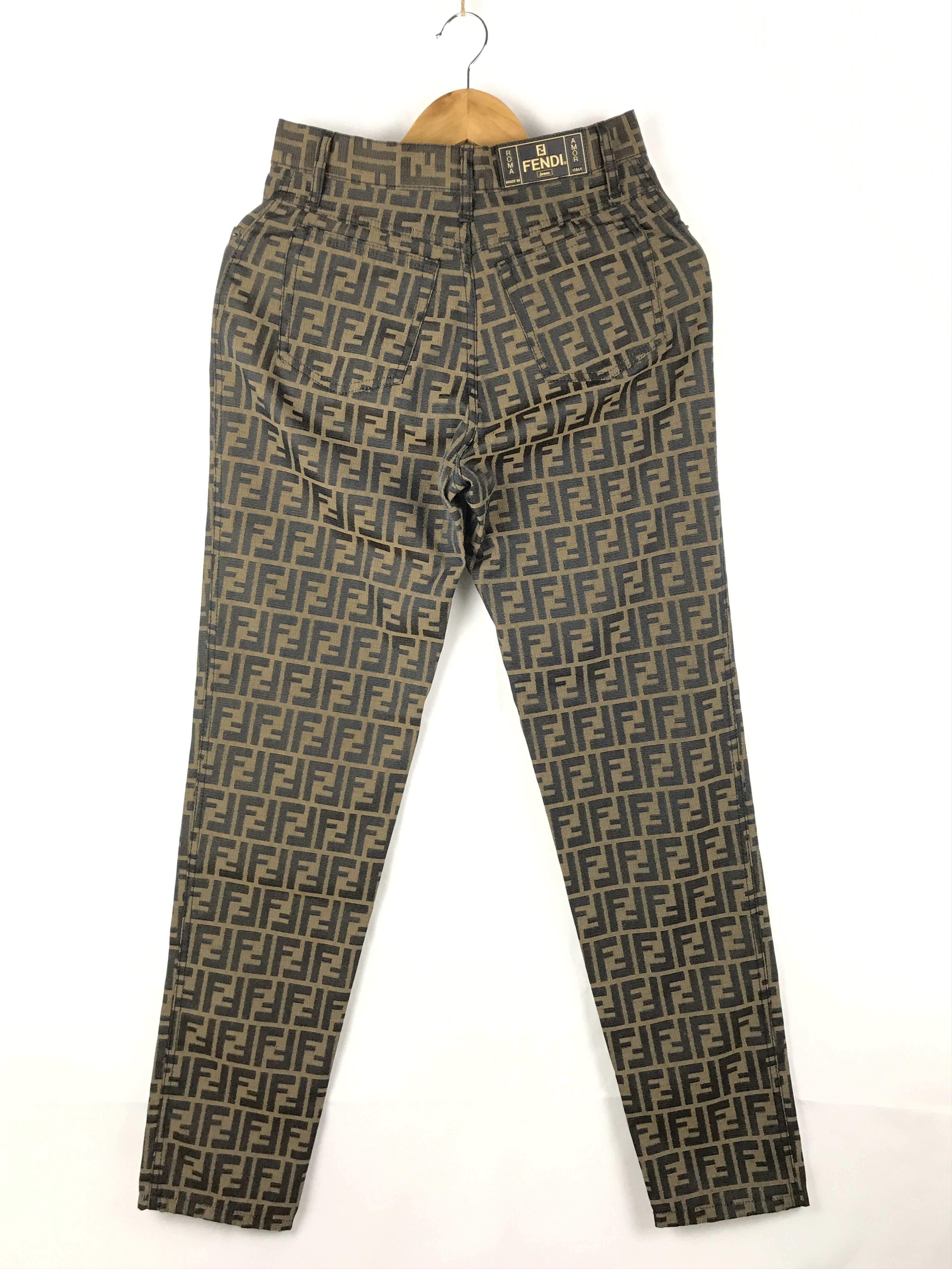 Vintage Fendi Jeans FF Monogram