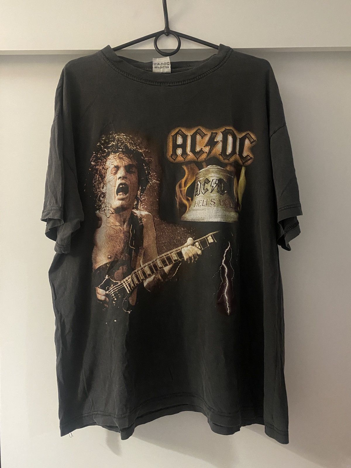 AC/DC Ac/dc vintage band hells bell tee 00s/90s Size US XL / EU 56 / 4 - 1 Thumbnail