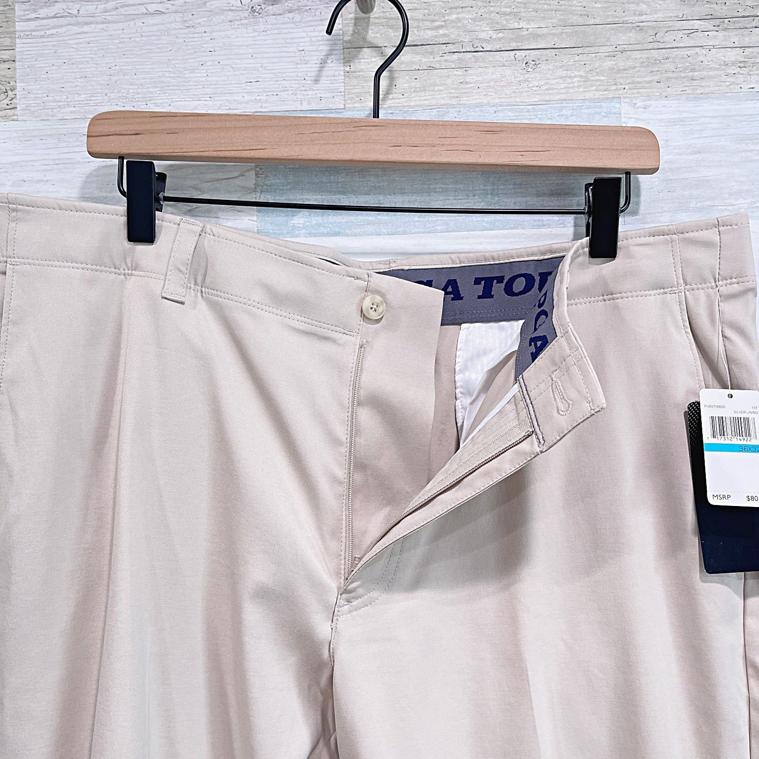 PGA Tour PGA Tour Active Waistband Golf Pants Beige Mens 36x32 Size 36" / US 14 / IT 50 - 3 Thumbnail