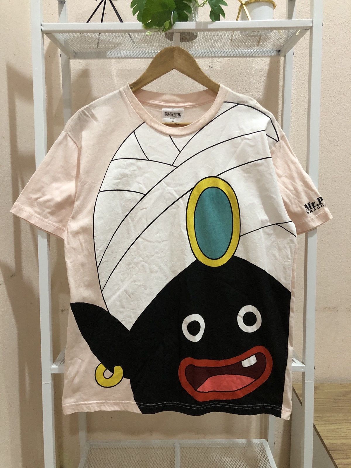 Anime × Japanese Brand Dragon Ball Mr Popo Anime Japan Tshirts