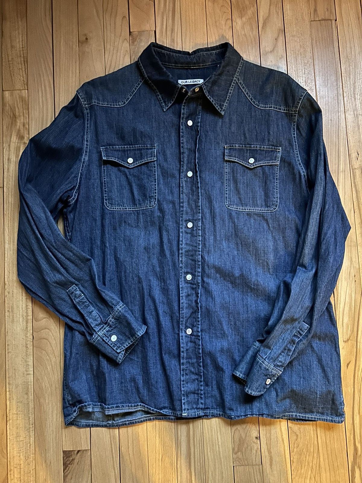 Our Legacy Men's Shirt Fine Henley White main image 1