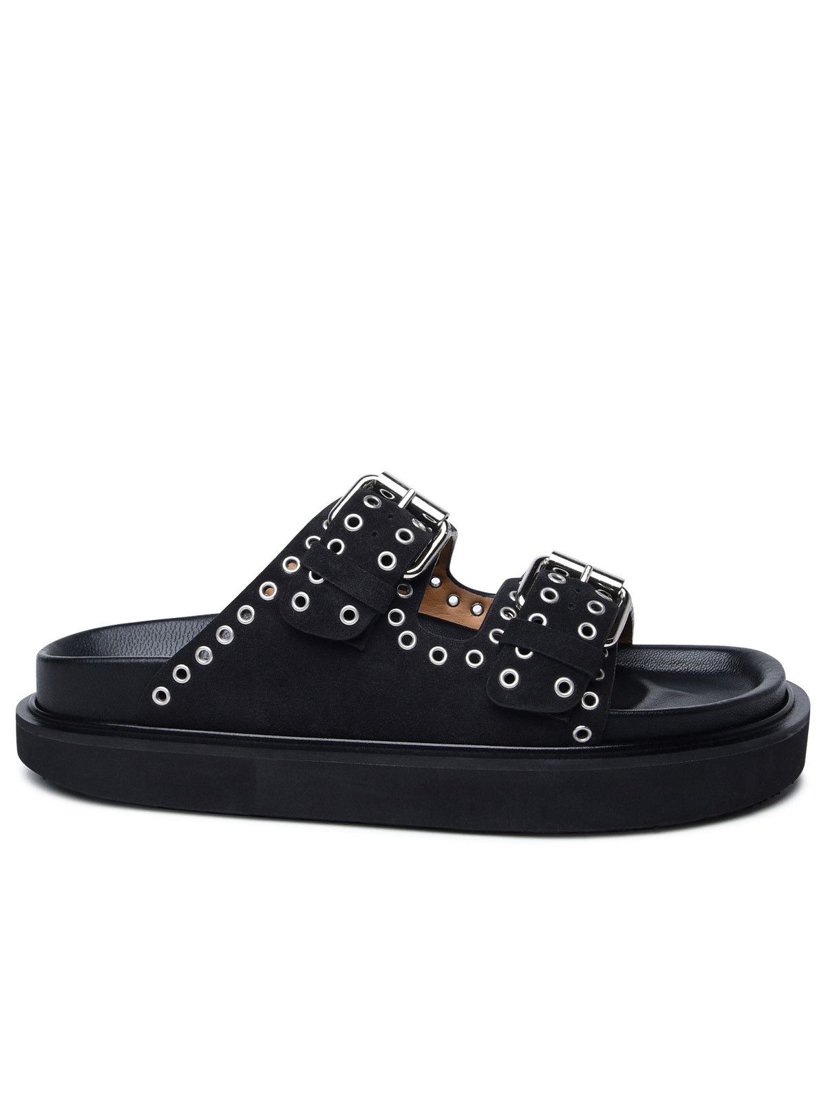 image of Isabel Marant Etoile Black Suede Slipper, Women's (Size 7)