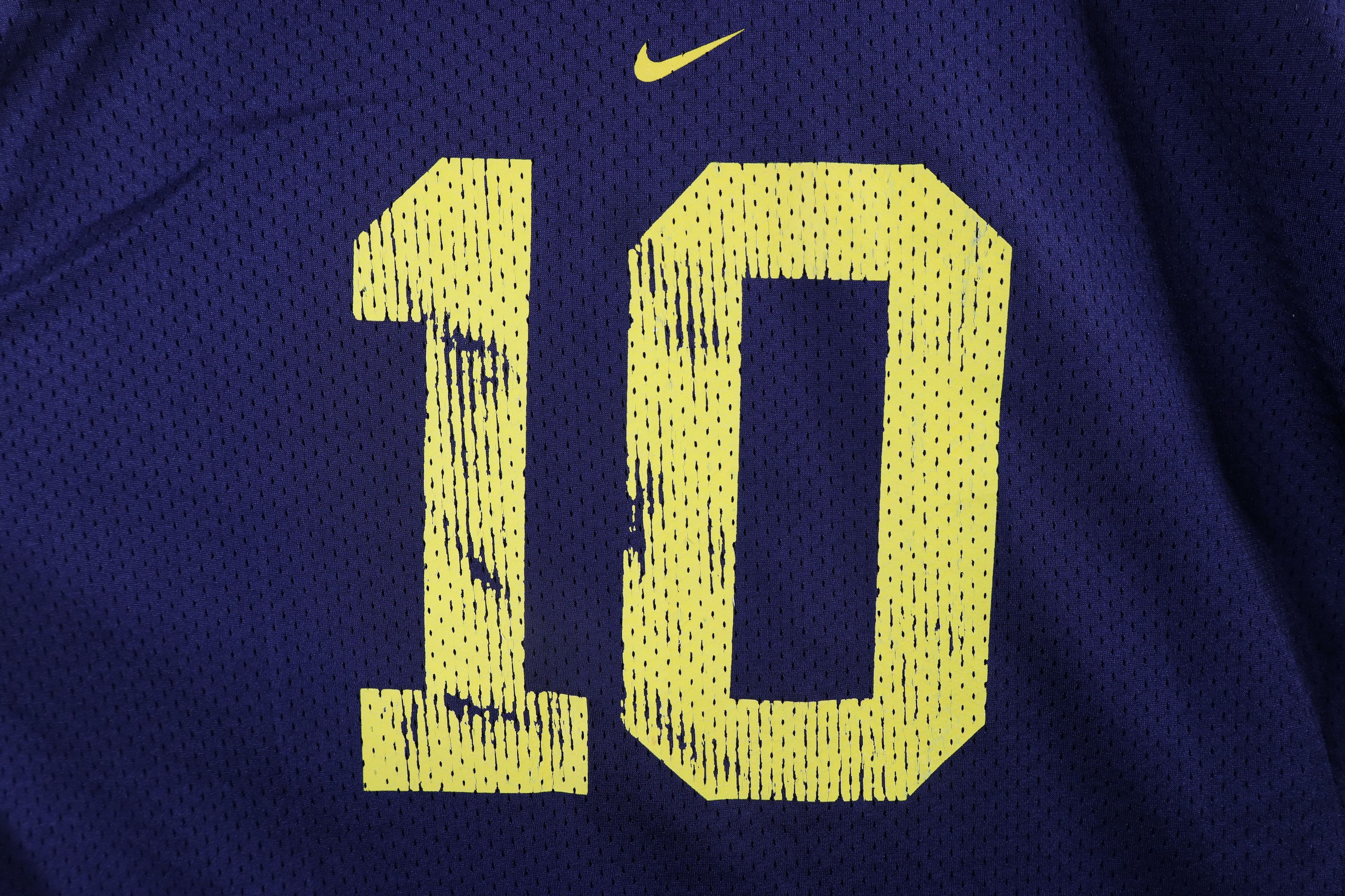 Nike × Vintage Vintage Nike Brady University of Michigan Football Jersey Size US L / EU 52-54 / 3 - 7 Thumbnail