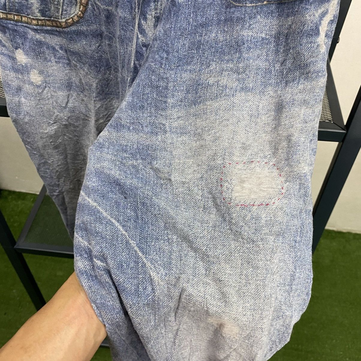 Hysteric Glamour × If Six Was Nine × Japanese Brand PunkDesignBondage Sweatpants Hysteric Glamour Japan Distress Size US 32 / EU 48 - 10 Thumbnail