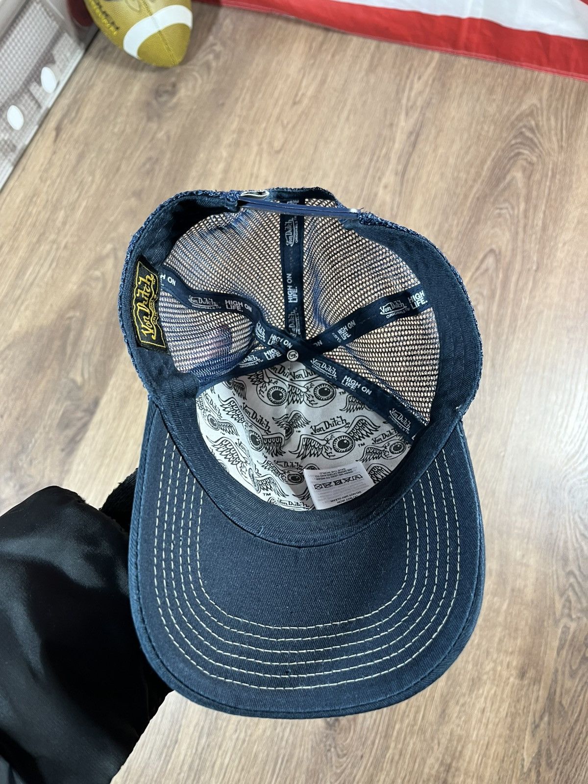 Von Dutch Vintage Von Dutch Distressed Cap Hat Size ONE SIZE - 12 Thumbnail