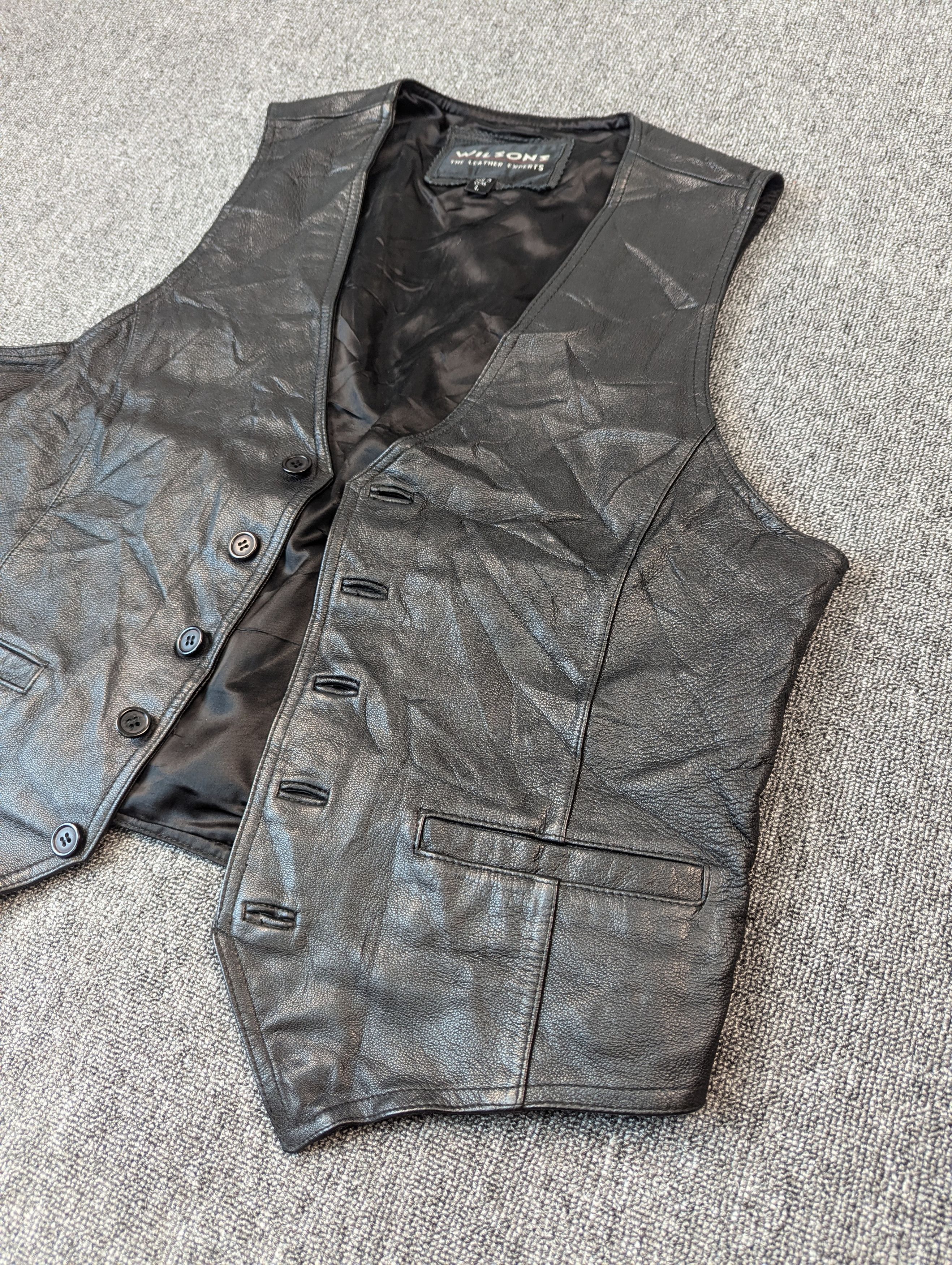 Wilsons Leather Vintage Wilsons Leather Vest Jacket Size US L / EU 52-54 / 3 - 2 Thumbnail